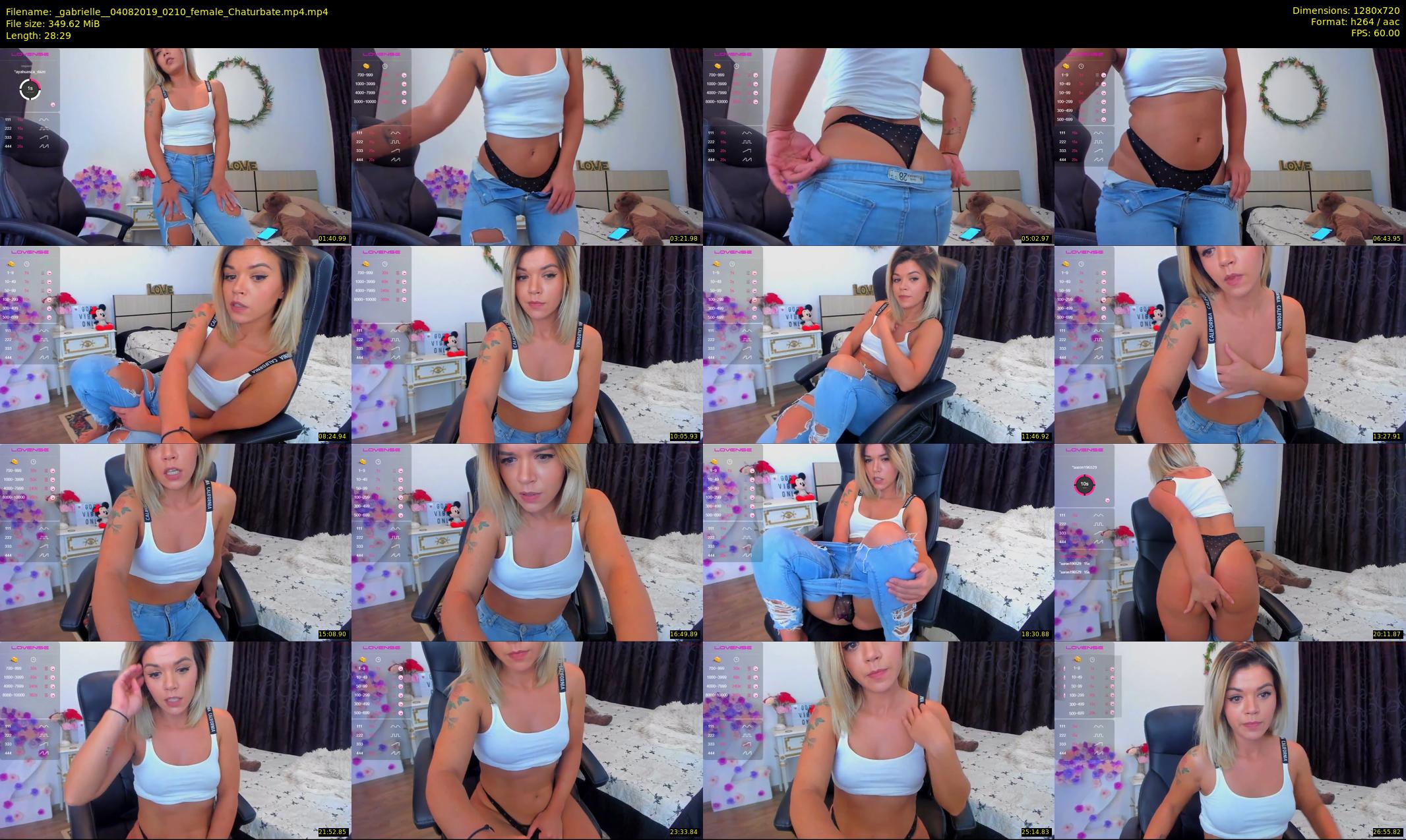 _gabrielle_ — 29 minute Chaturbate female cam show recording, 720p, Aug 4, 2019