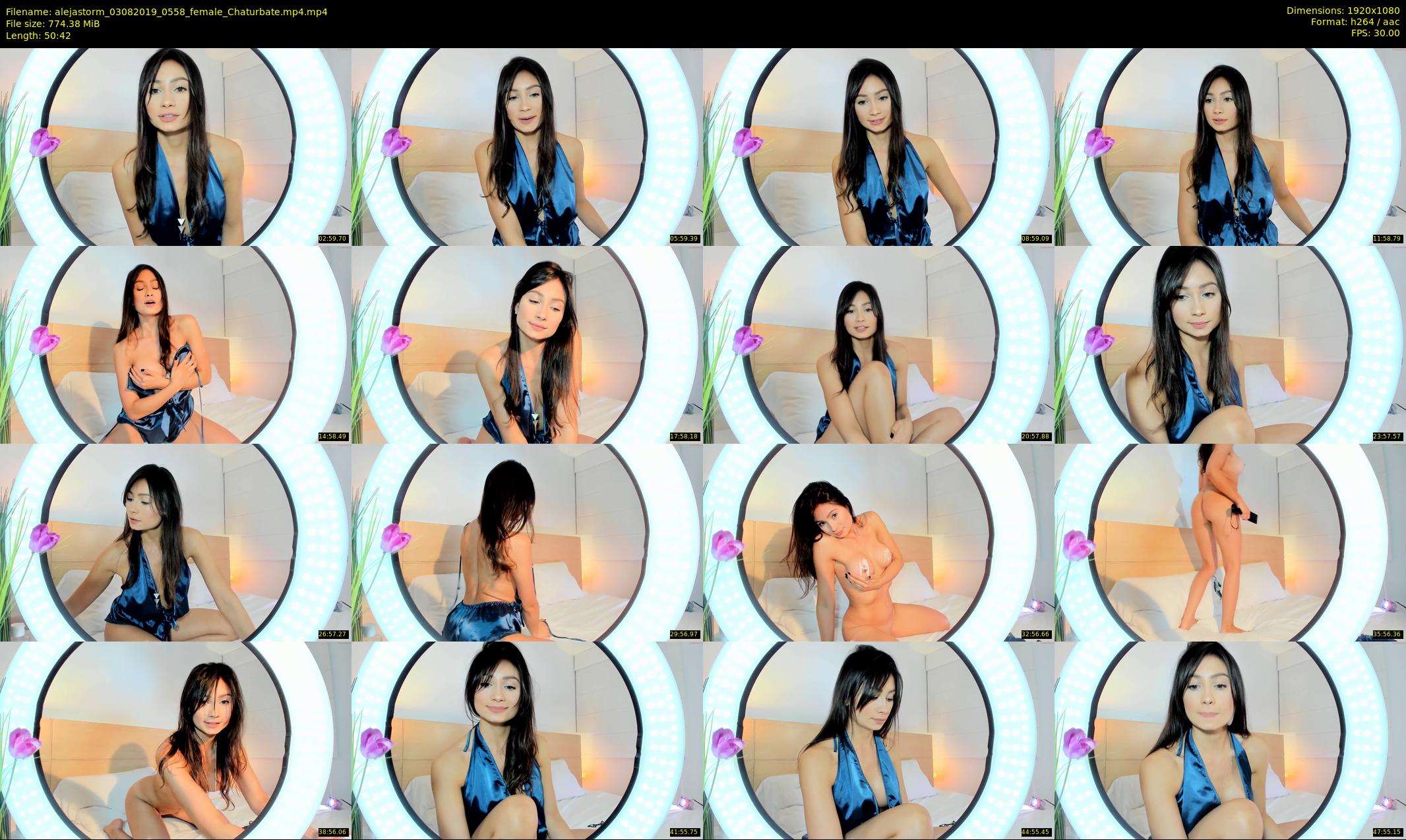 alejastorm — 51 minute Chaturbate female cam show recording, 1080p, Aug 3, 2019