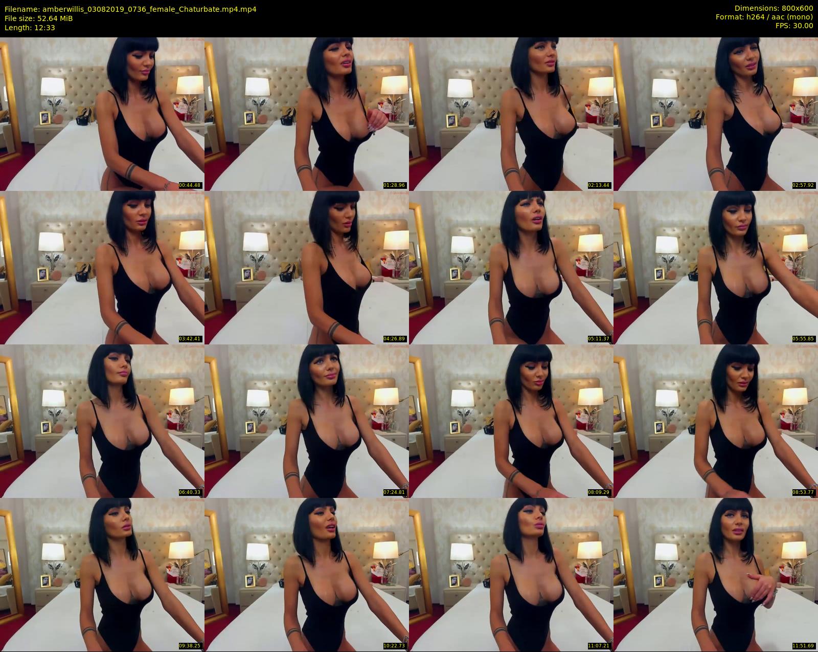 amberwillis — 13 minute Chaturbate female cam show recording, 480p, Aug 3, 2019