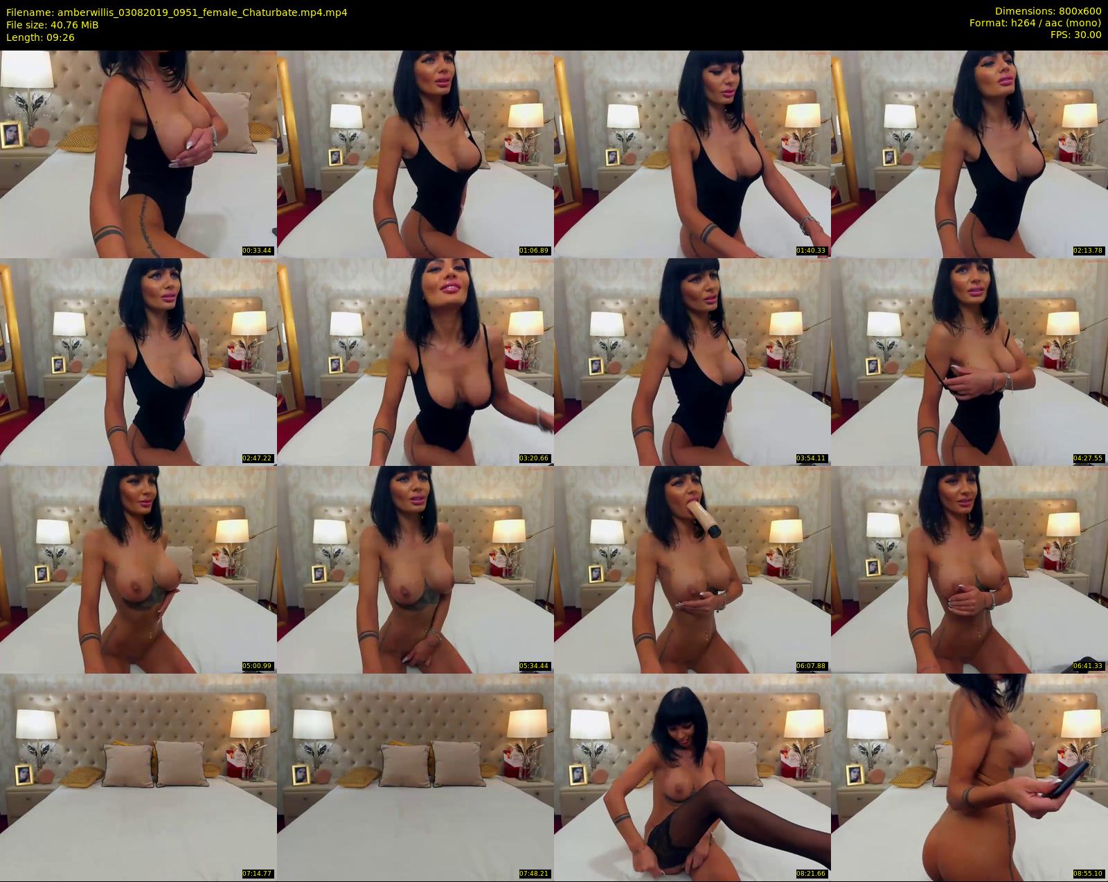 amberwillis — 10 minute Chaturbate female cam show recording, 480p, Aug 3, 2019