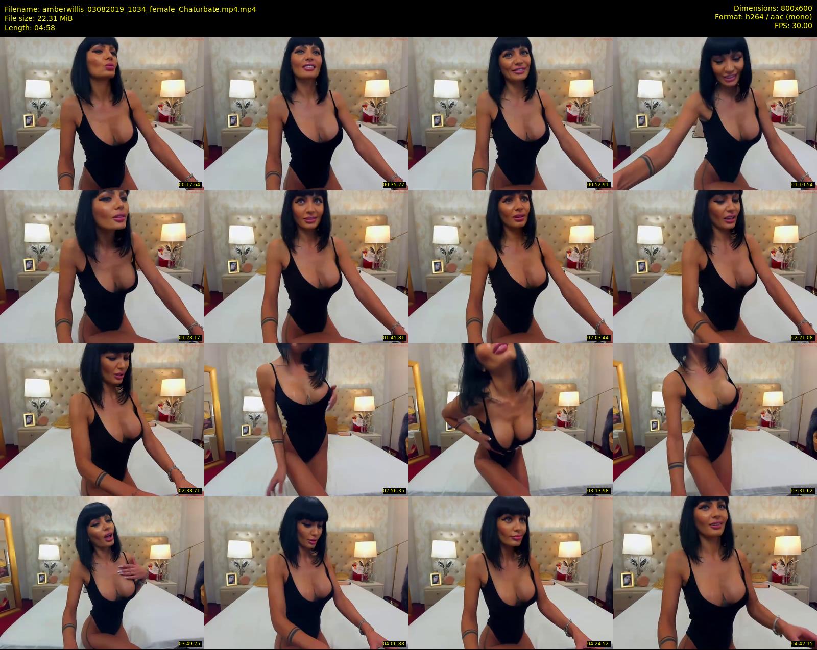 amberwillis — 5 minute Chaturbate female cam show recording, 480p, Aug 3, 2019
