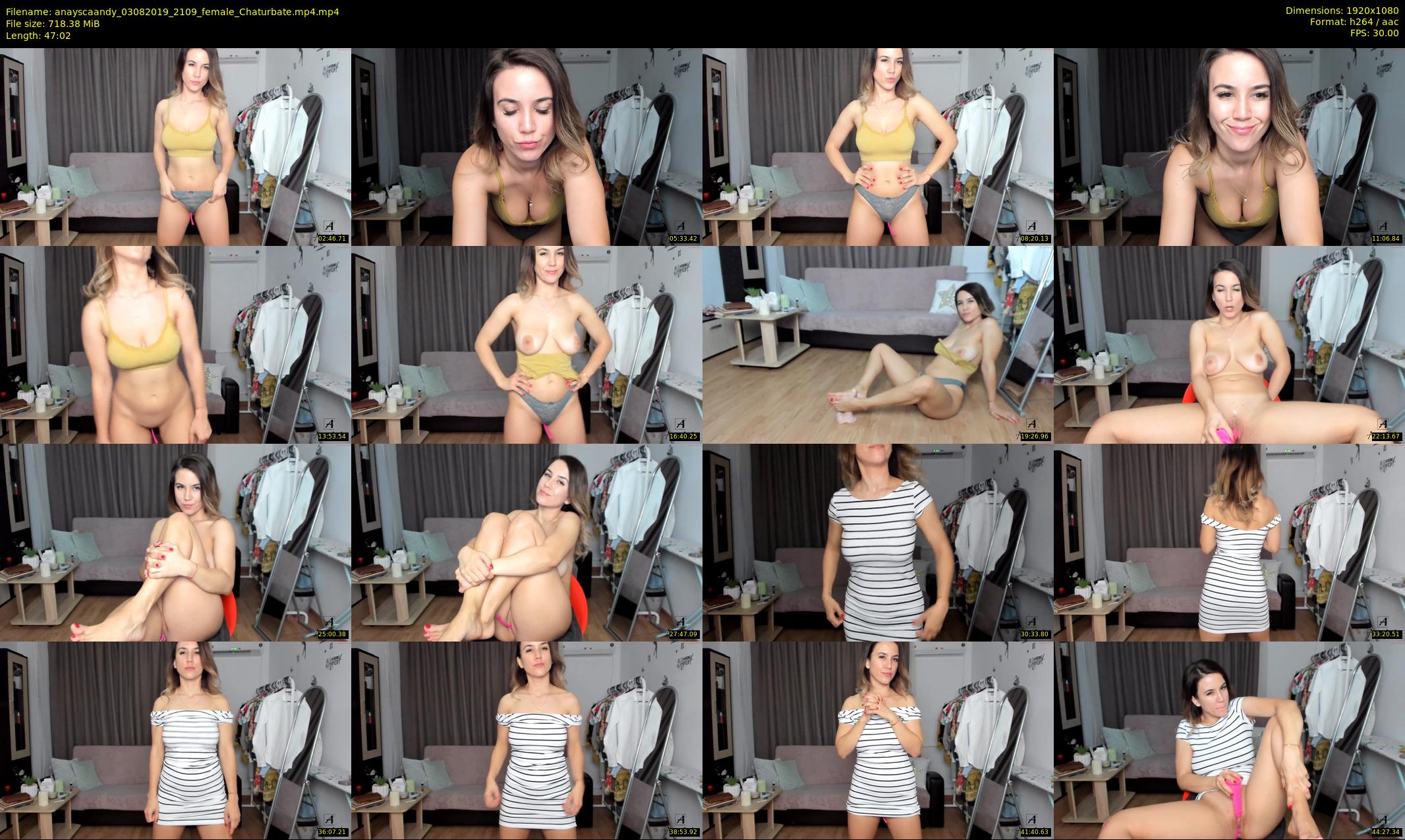 anayscaandy — 48 minute Chaturbate female cam show recording, 1080p, Aug 3, 2019
