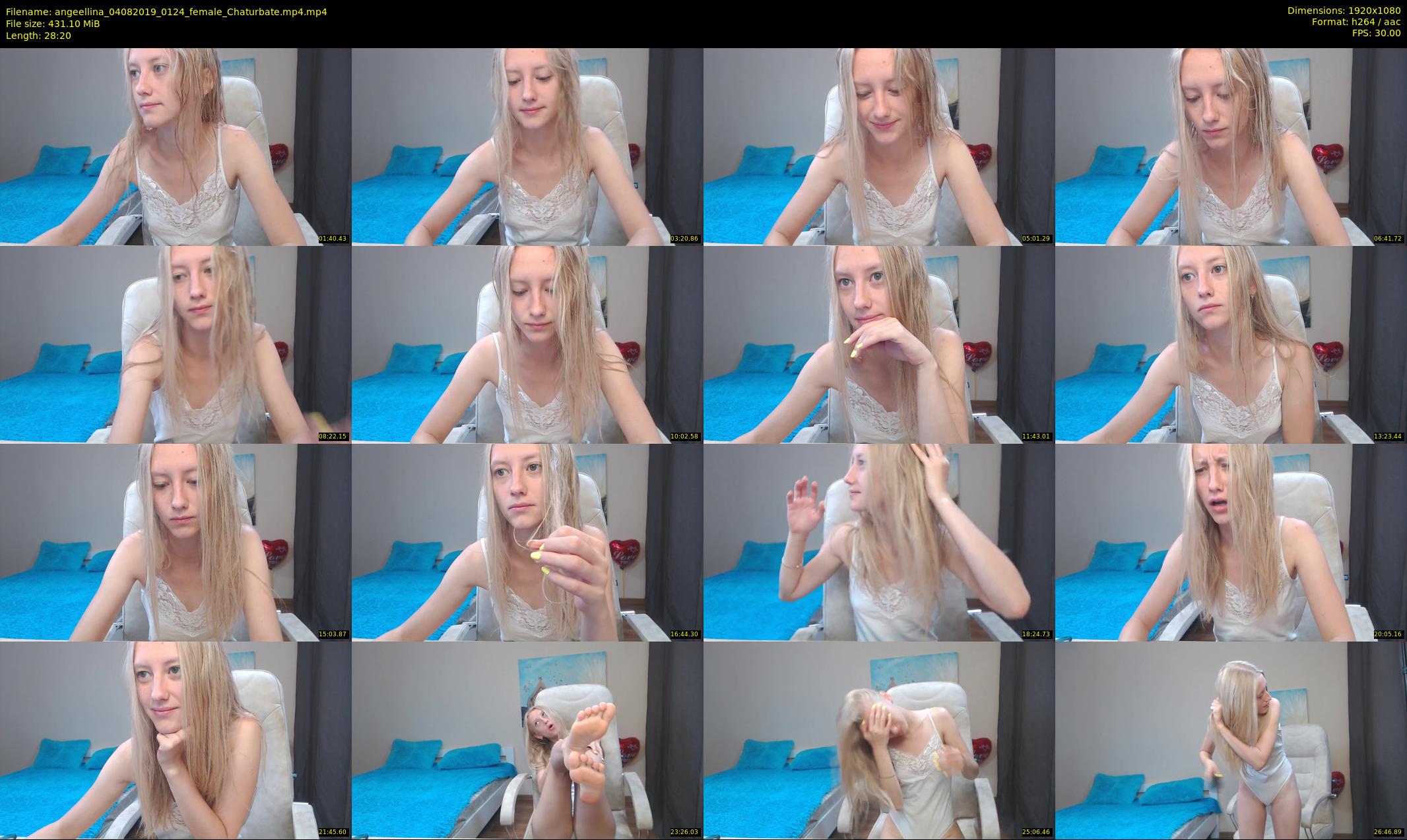 angeellina — 29 minute Chaturbate female cam show recording, 1080p, Aug 4, 2019