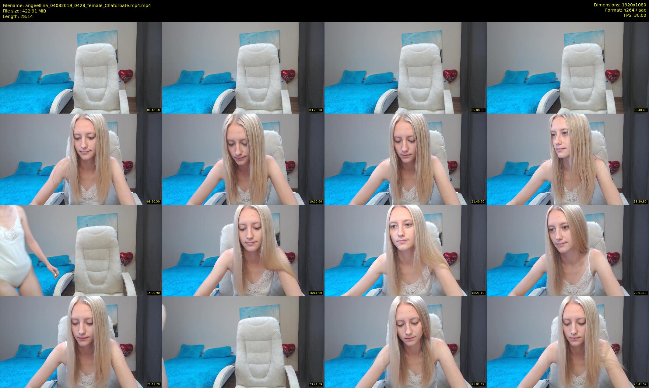 angeellina — 29 minute Chaturbate female cam show recording, 1080p, Aug 4, 2019