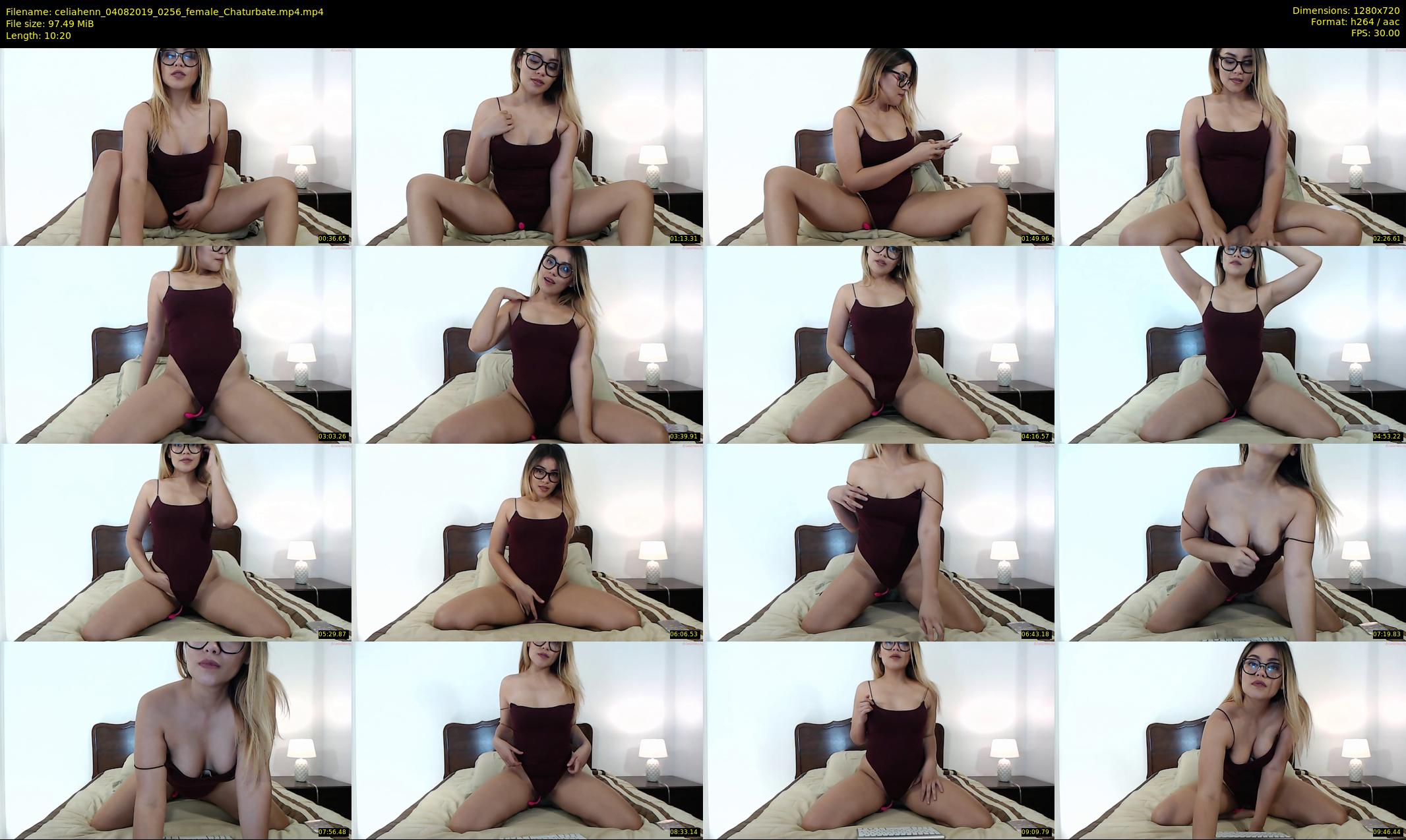 celiahenn — 11 minute Chaturbate female cam show recording, 720p, Aug 4, 2019