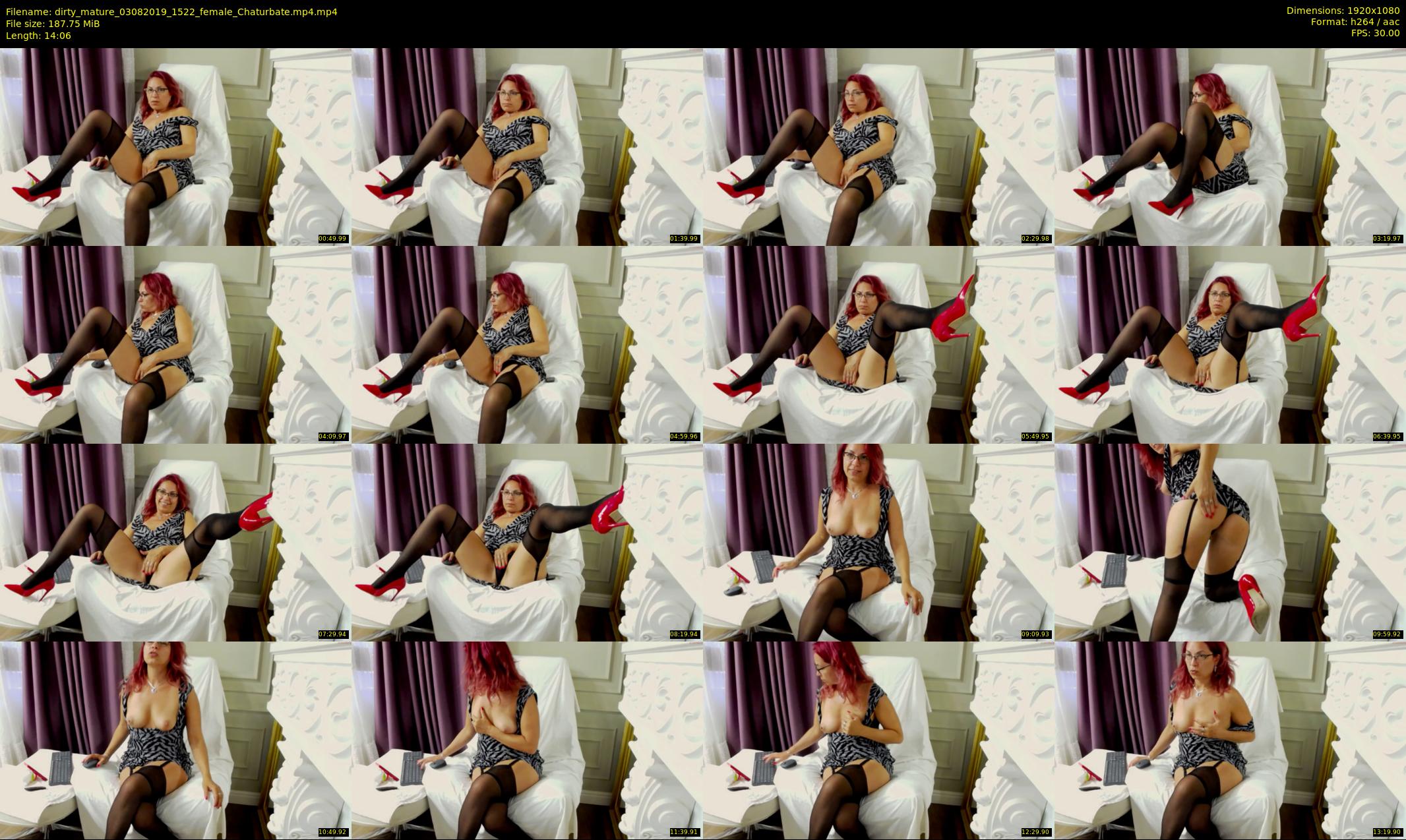 dirty_mature — 15 minute Chaturbate female cam show recording, 1080p, Aug 3, 2019