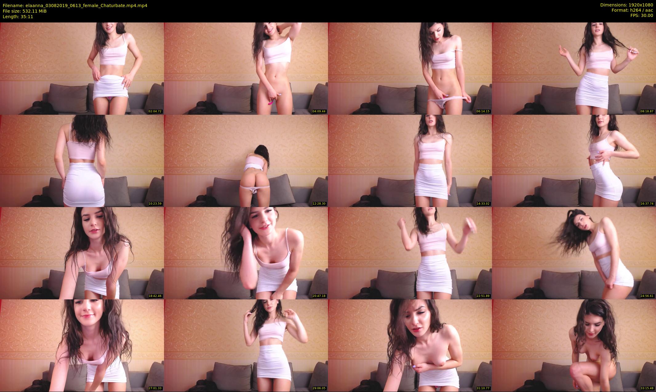 elaanna — 36 minute Chaturbate female cam show recording, 1080p, Aug 3, 2019