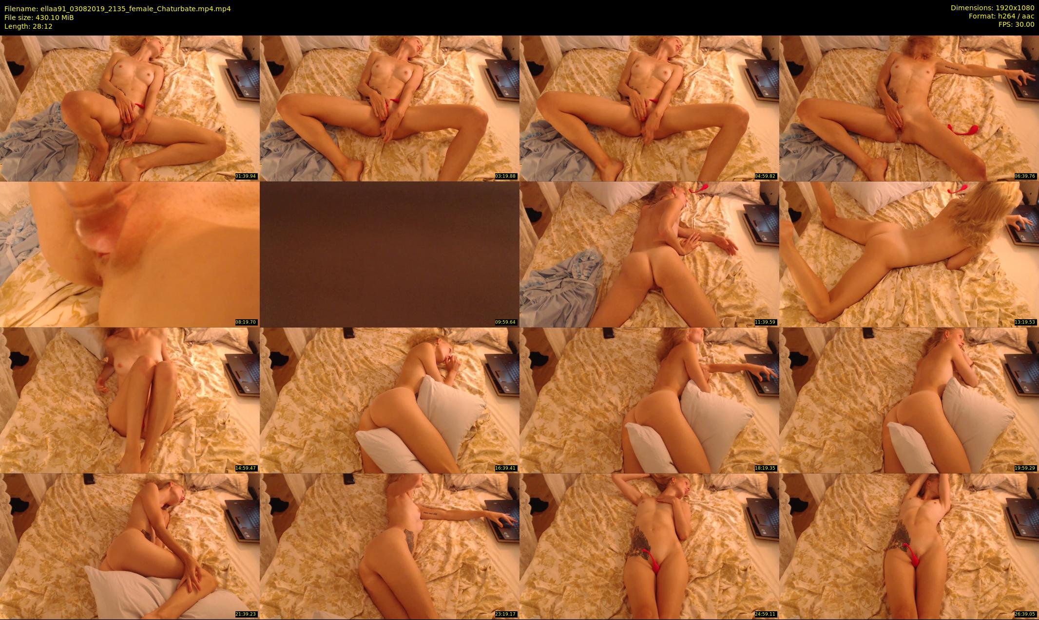 ellaa91 — 29 minute Chaturbate female cam show recording, 1080p, Aug 3, 2019