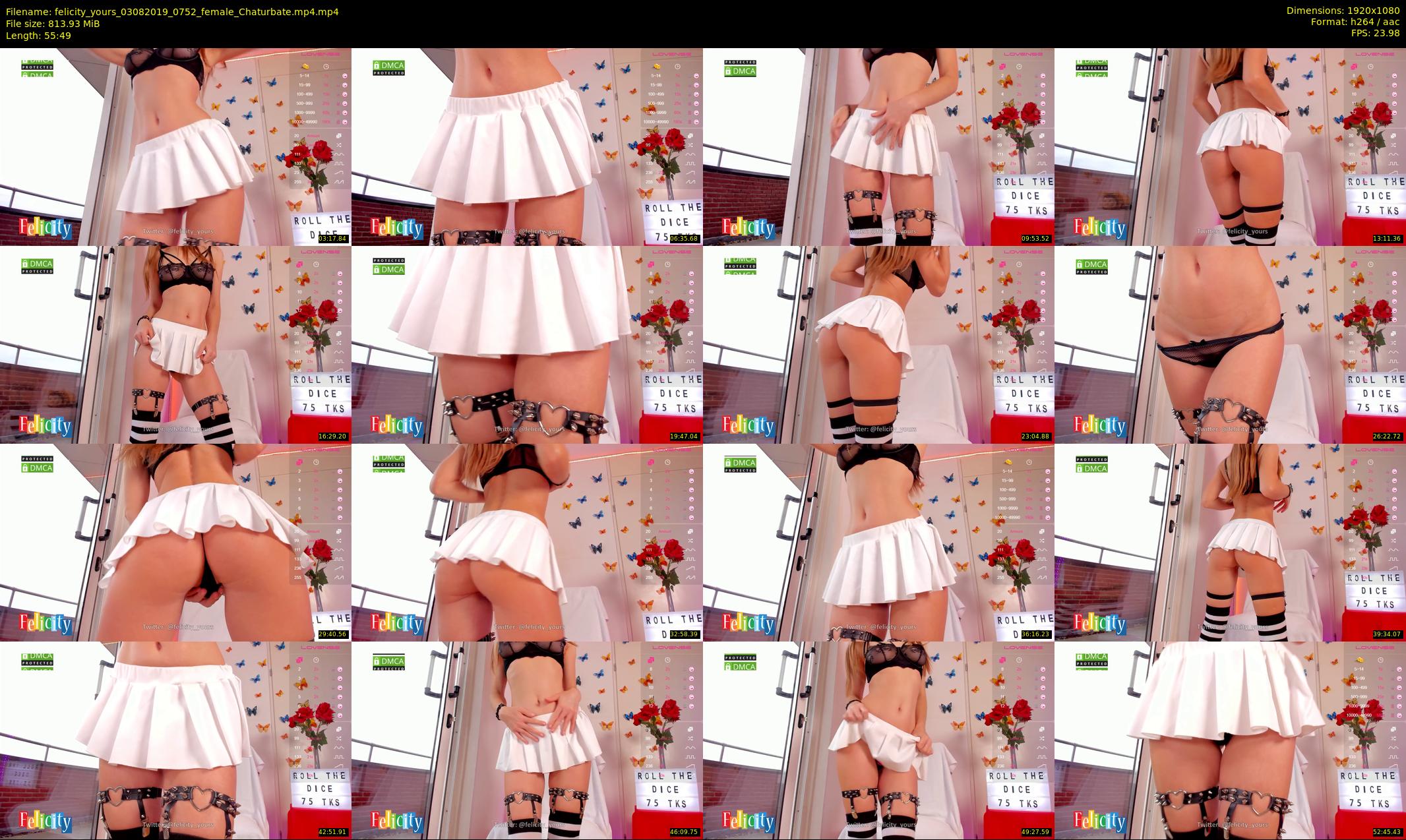felicity_yours — 56 minute Chaturbate female cam show recording, 1080p, Aug 3, 2019