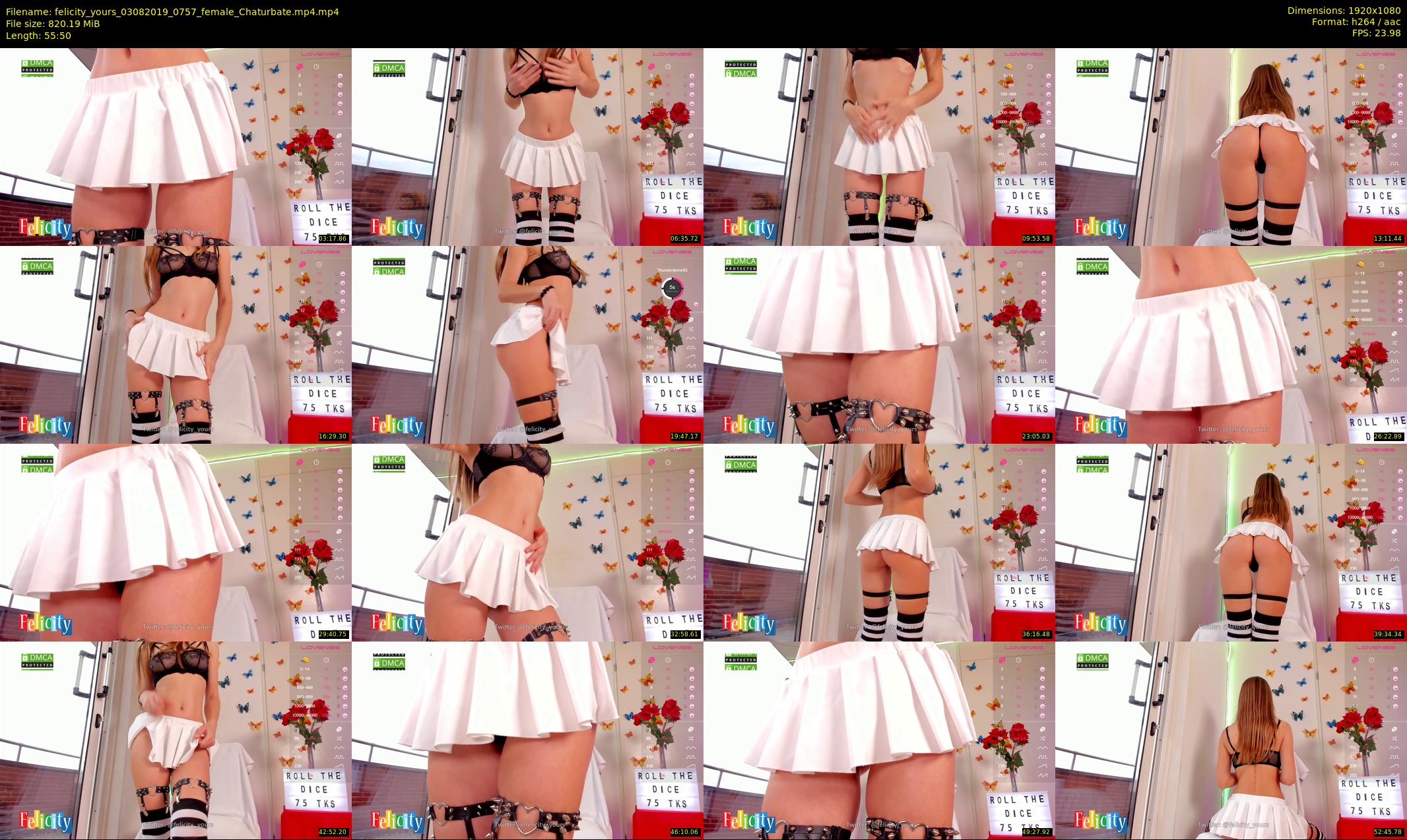 felicity_yours — 56 minute Chaturbate female cam show recording, 1080p, Aug 3, 2019