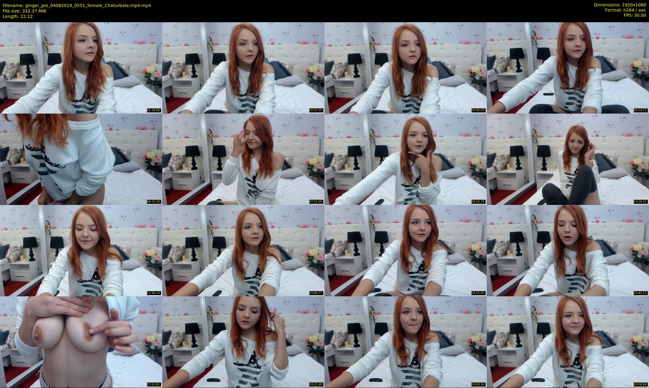 ginger_pie — 23 minute Chaturbate female cam show recording, 1080p, Aug 4, 2019