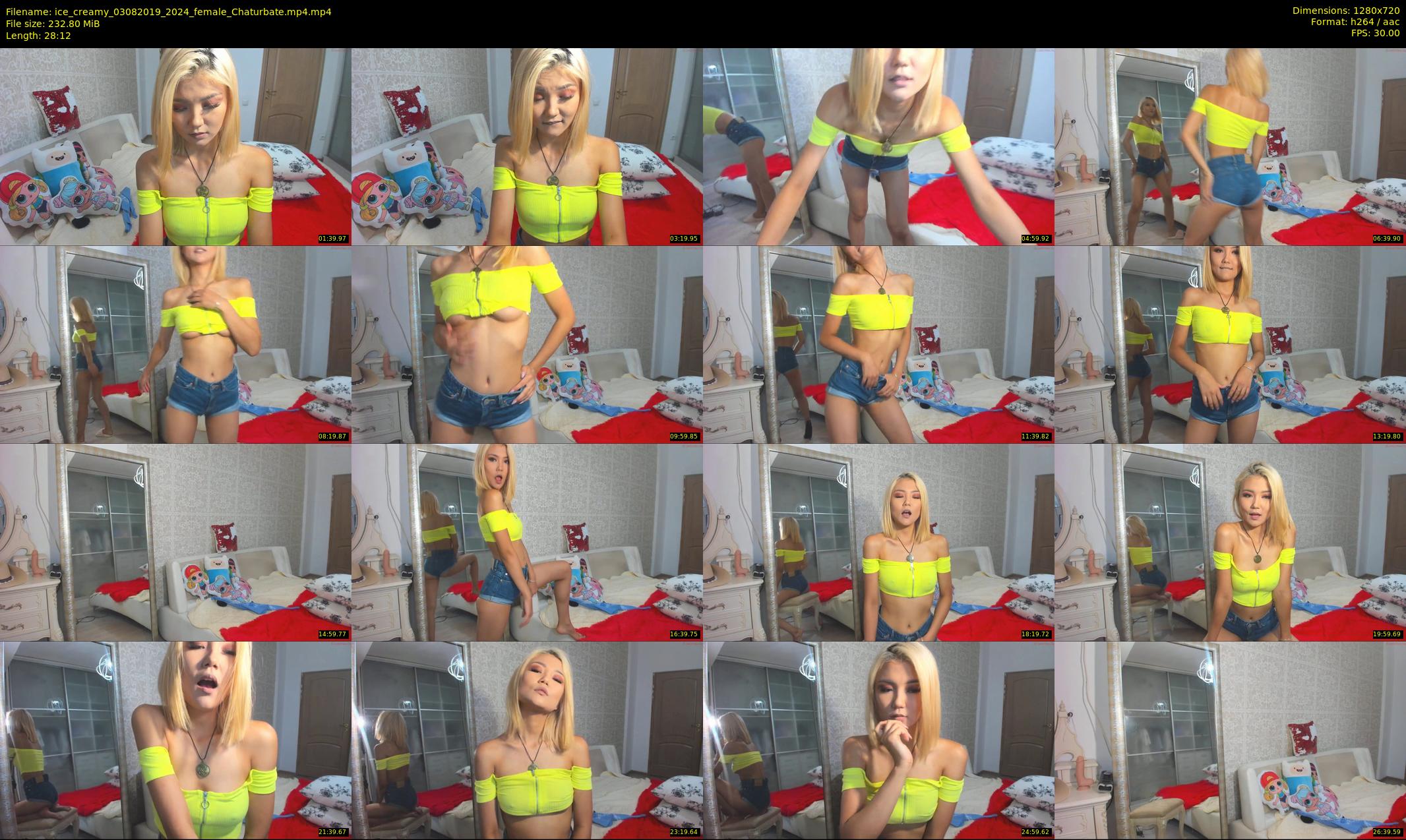 ice_creamy — 29 minute Chaturbate female cam show recording, 720p, Aug 3, 2019