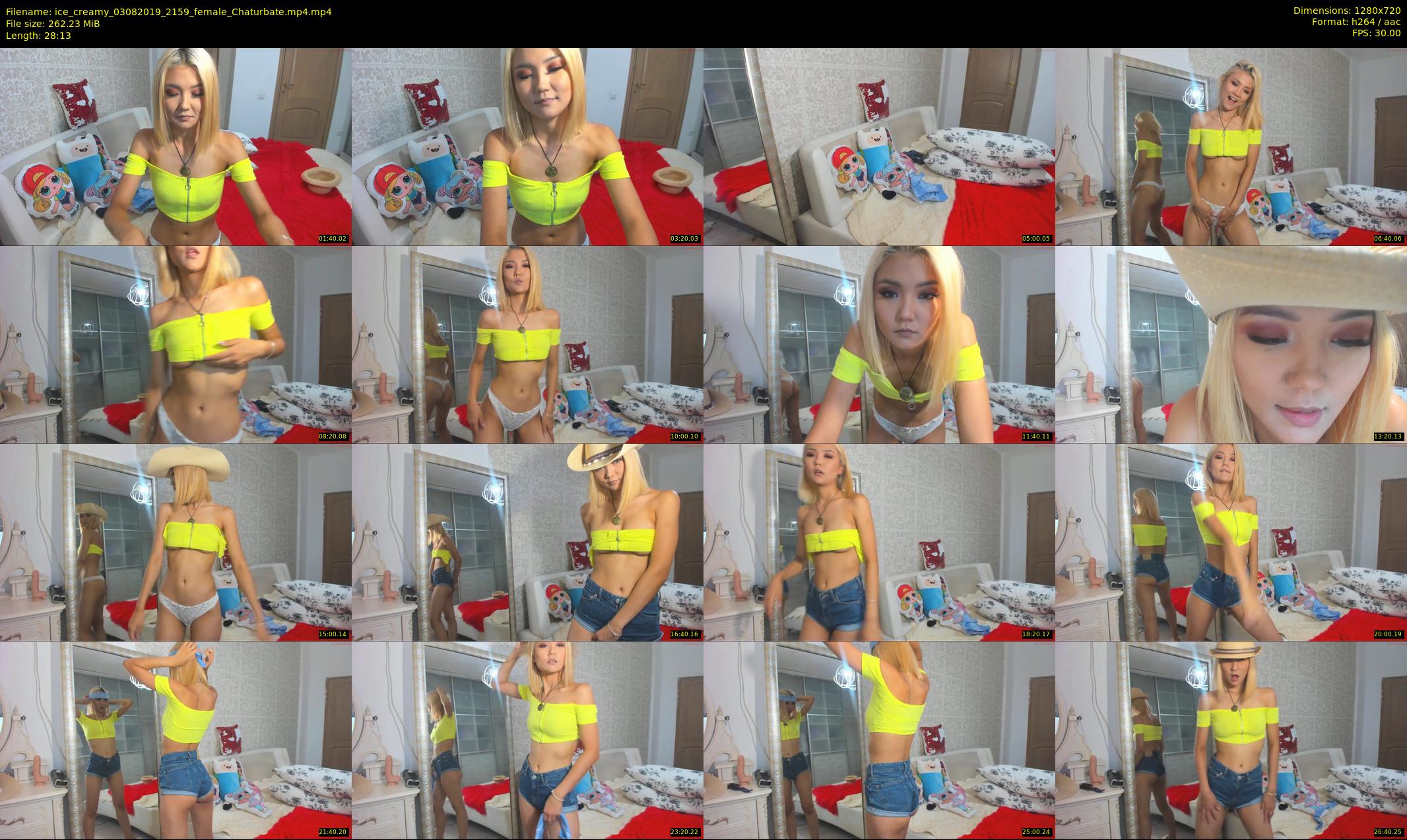 ice_creamy — 29 minute Chaturbate female cam show recording, 720p, Aug 3, 2019