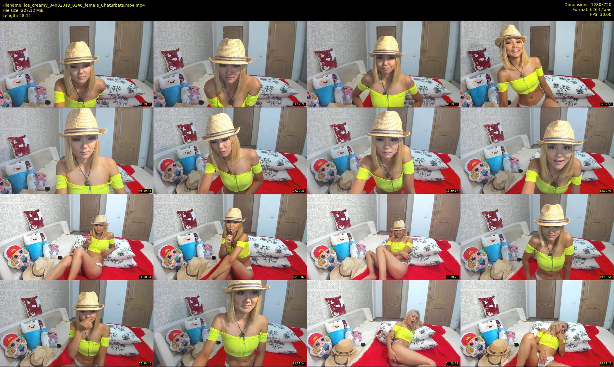 ice_creamy — 29 minute Chaturbate female cam show recording, 720p, Aug 4, 2019