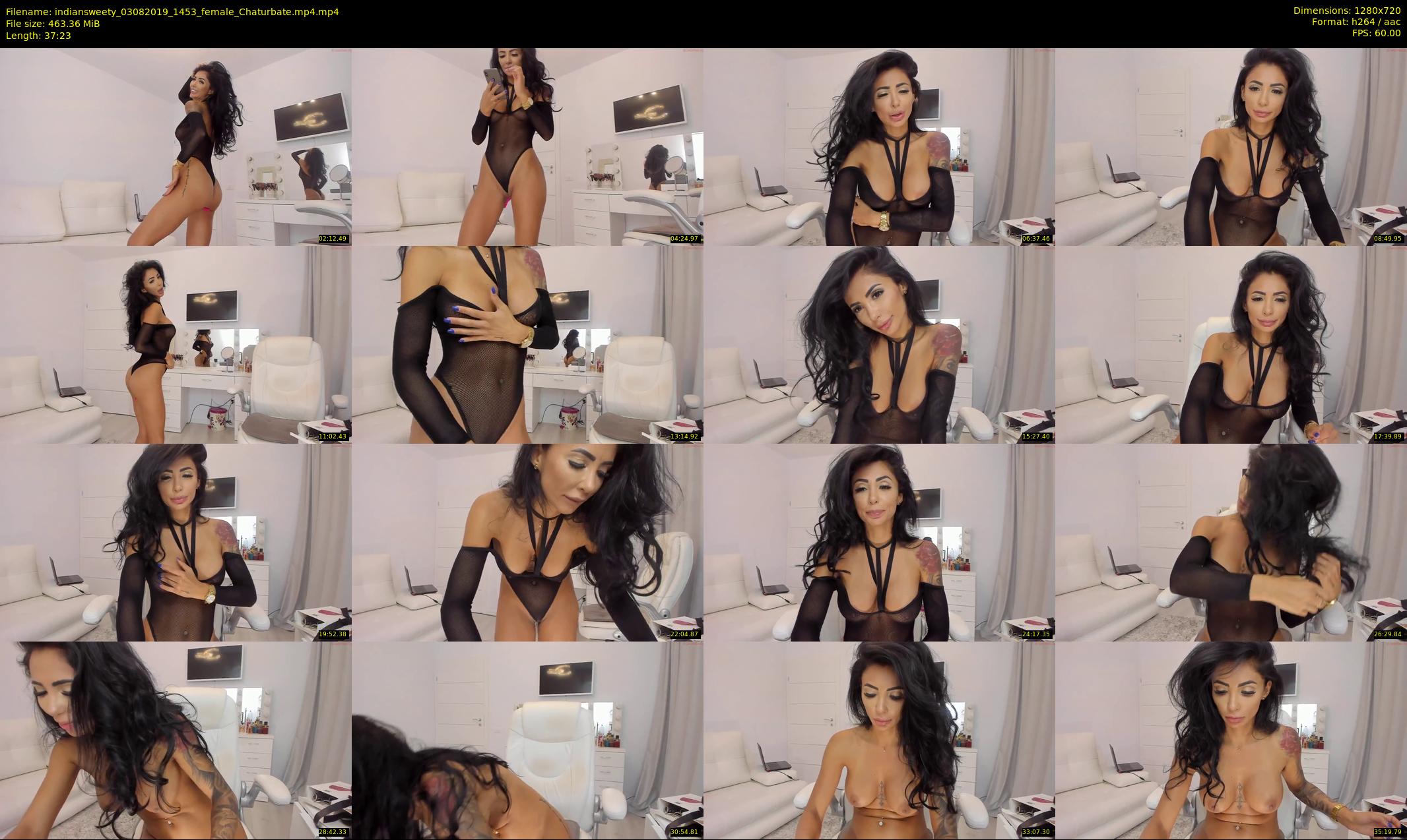 indiansweety — 38 minute Chaturbate female cam show recording, 720p, Aug 3, 2019