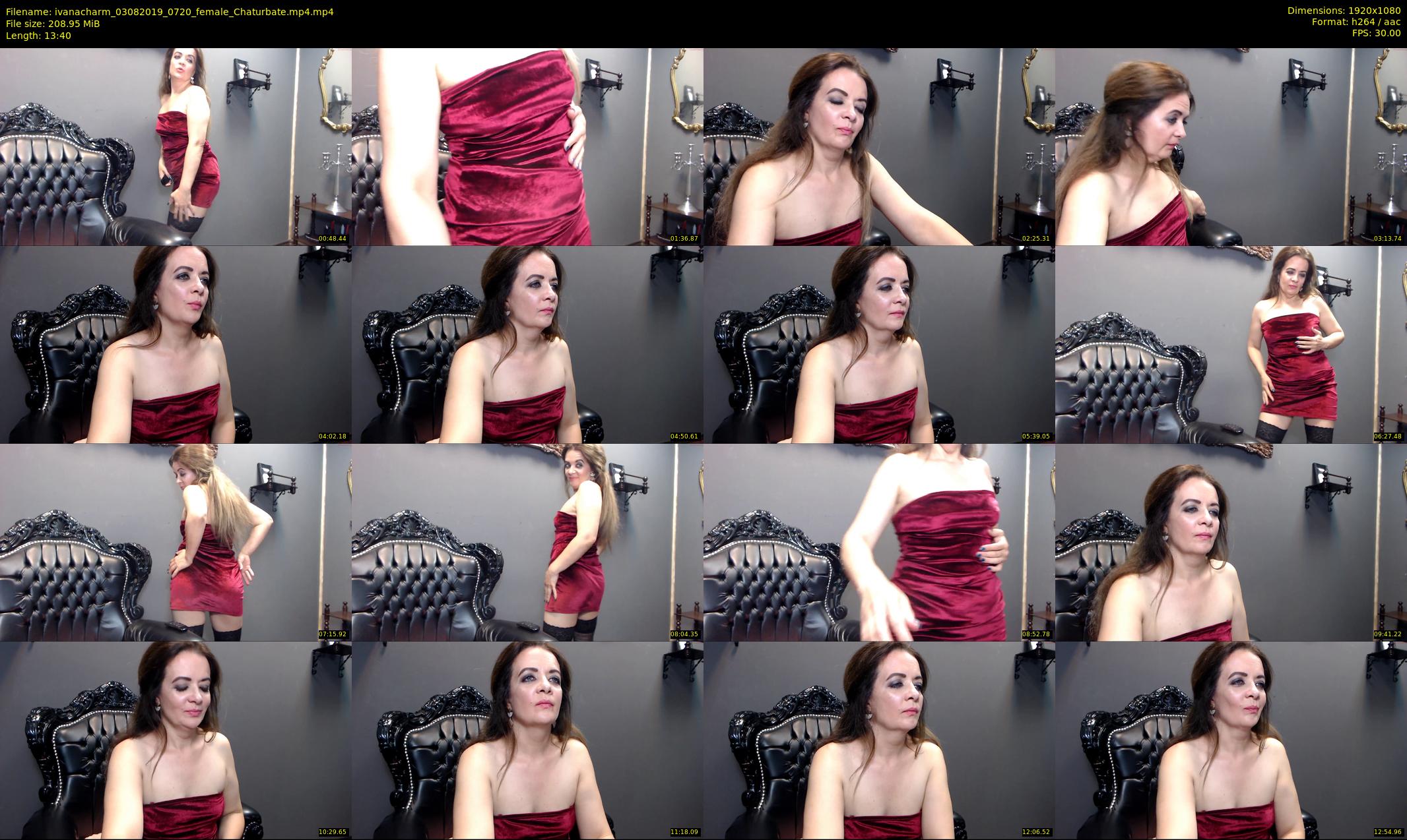 ivanacharm — 14 minute Chaturbate female cam show recording, 1080p, Aug 3, 2019