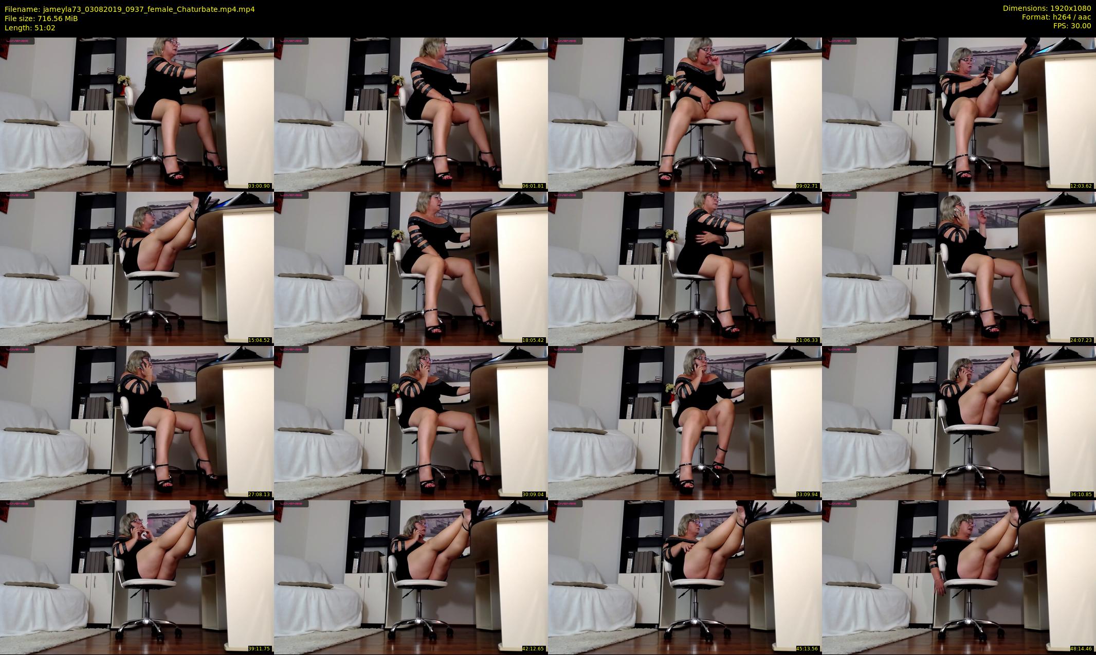 jameyla73 — 52 minute Chaturbate female cam show recording, 1080p, Aug 3, 2019