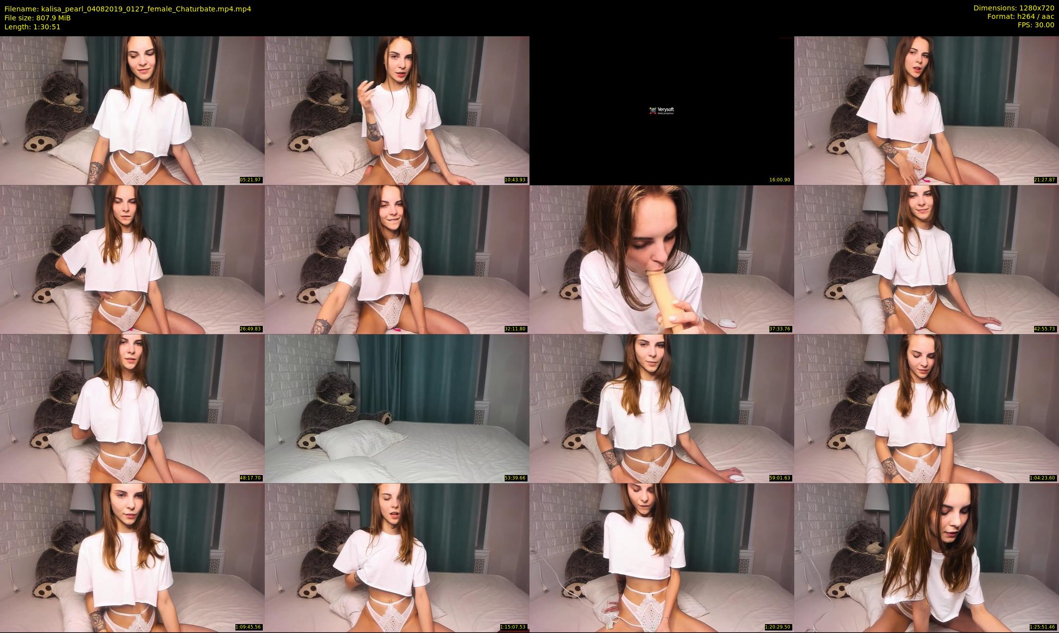 kalisa_pearl — 91 minute Chaturbate female cam show recording, 720p, Aug 4, 2019