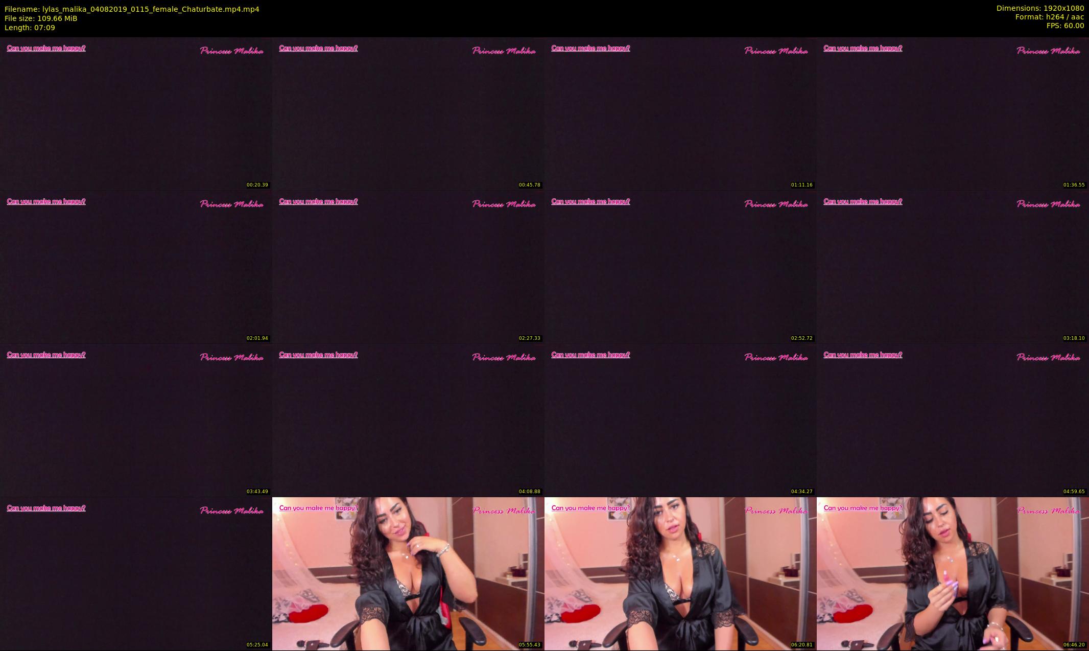 lylas_malika — 8 minute Chaturbate female cam show recording, 1080p, Aug 4, 2019