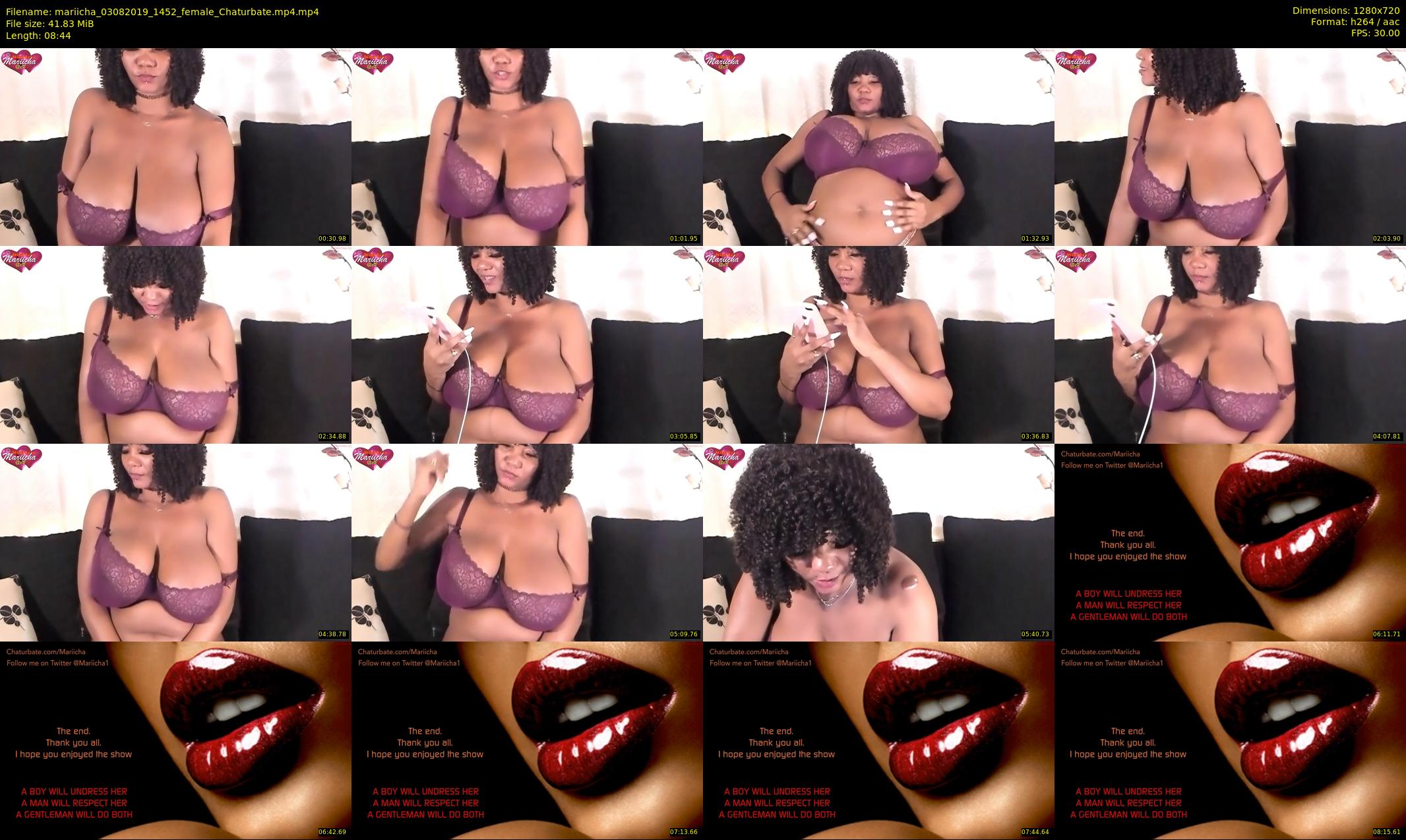 mariicha — 9 minute Chaturbate female cam show recording, 720p, Aug 3, 2019