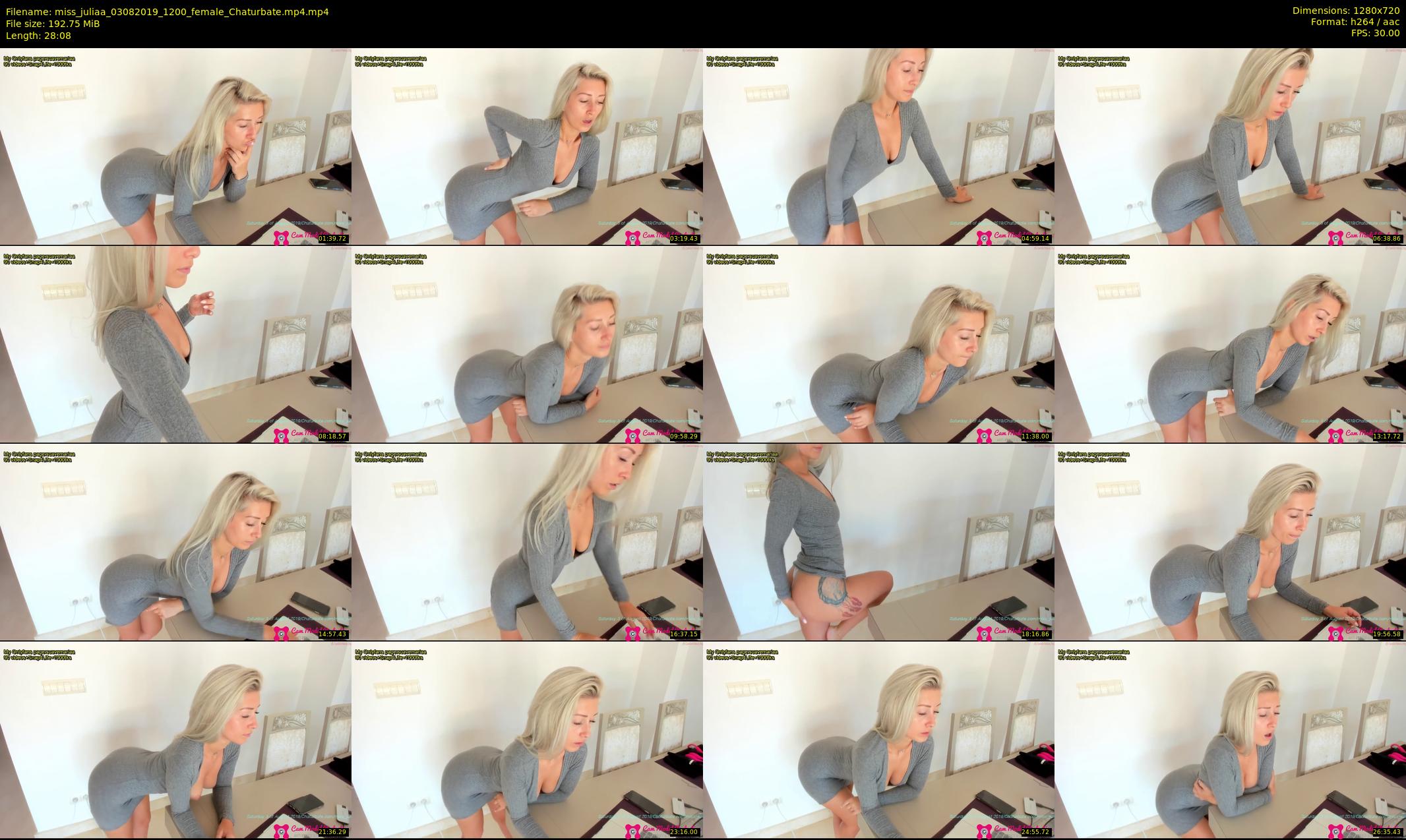 miss_juliaa — 29 minute Chaturbate female cam show recording, 720p, Aug 3, 2019