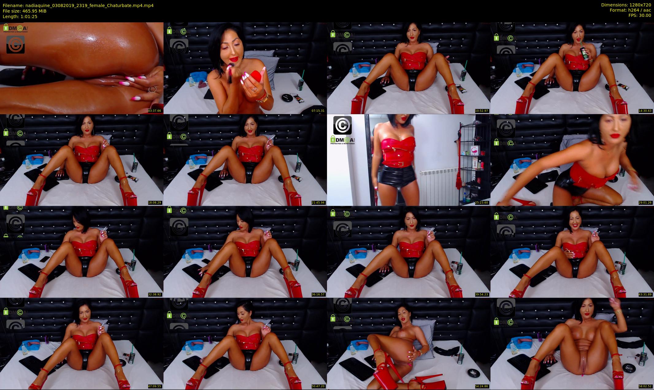 nadiaquine — 62 minute Chaturbate female cam show recording, 720p, Aug 3, 2019