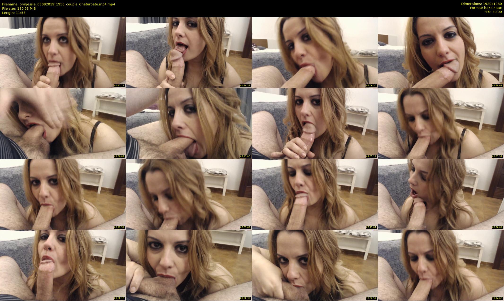 oraljessie — 12 minute Chaturbate couple cam show recording, 1080p, Aug 3, 2019