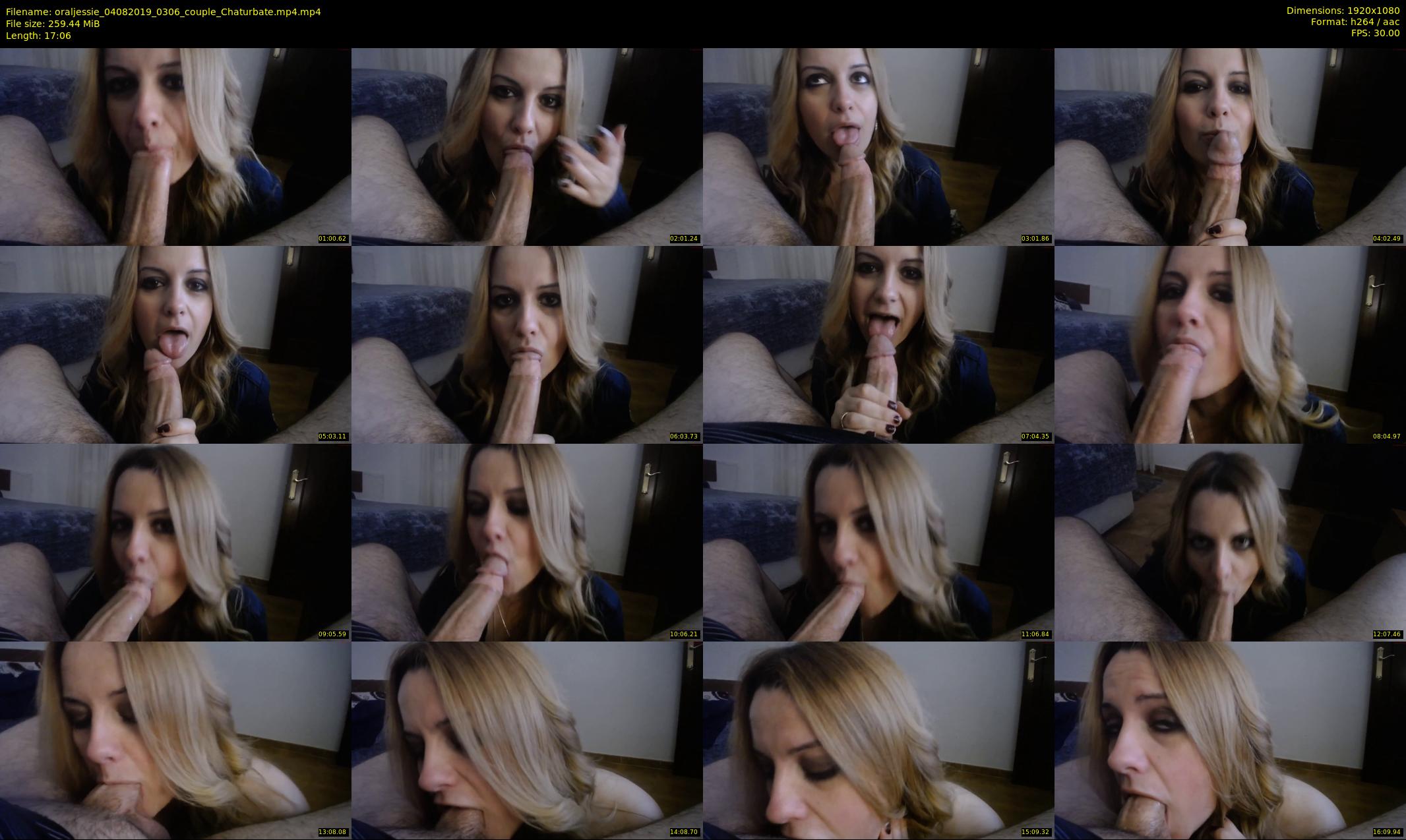 oraljessie — 18 minute Chaturbate couple cam show recording, 1080p, Aug 4, 2019