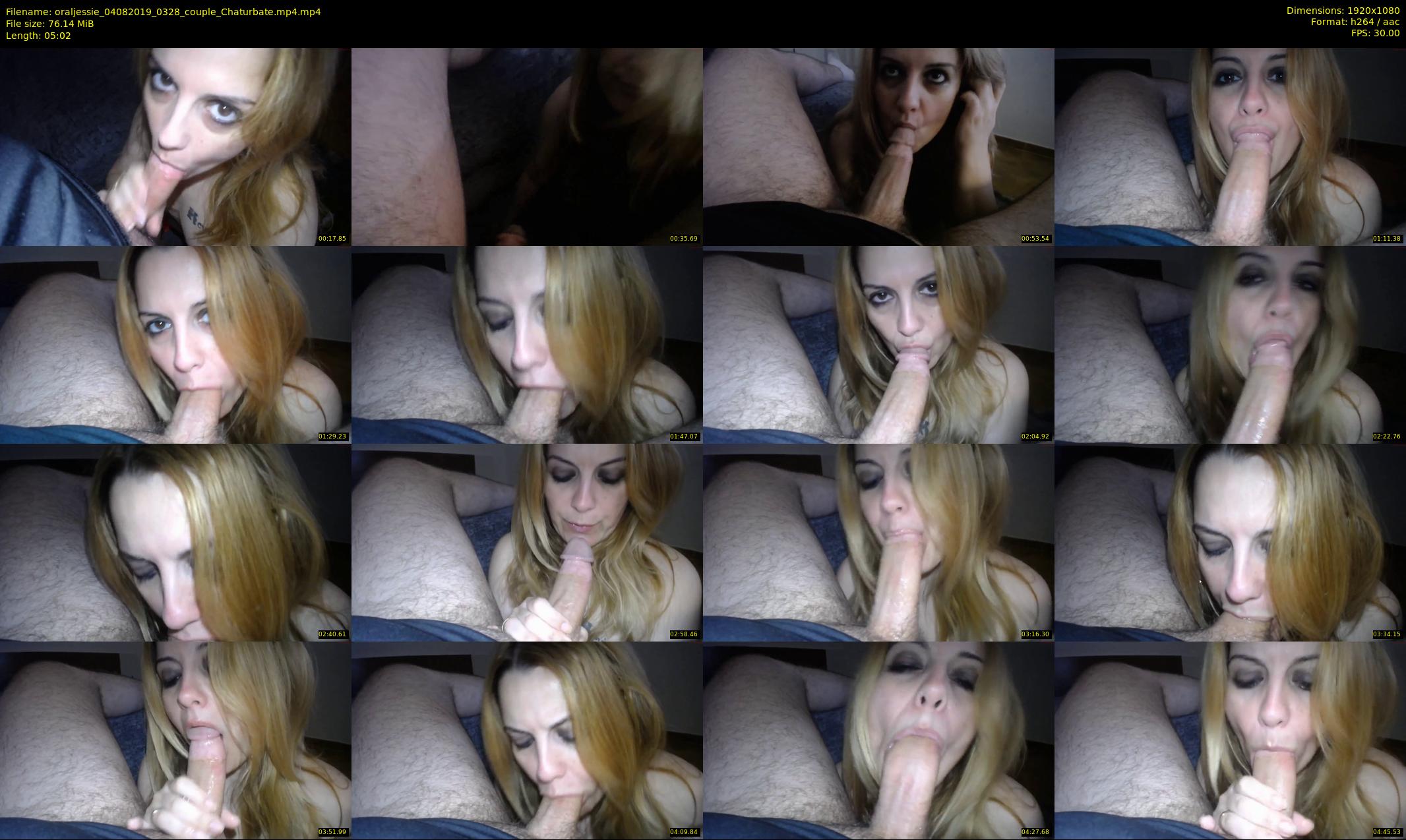 oraljessie — 6 minute Chaturbate couple cam show recording, 1080p, Aug 4, 2019