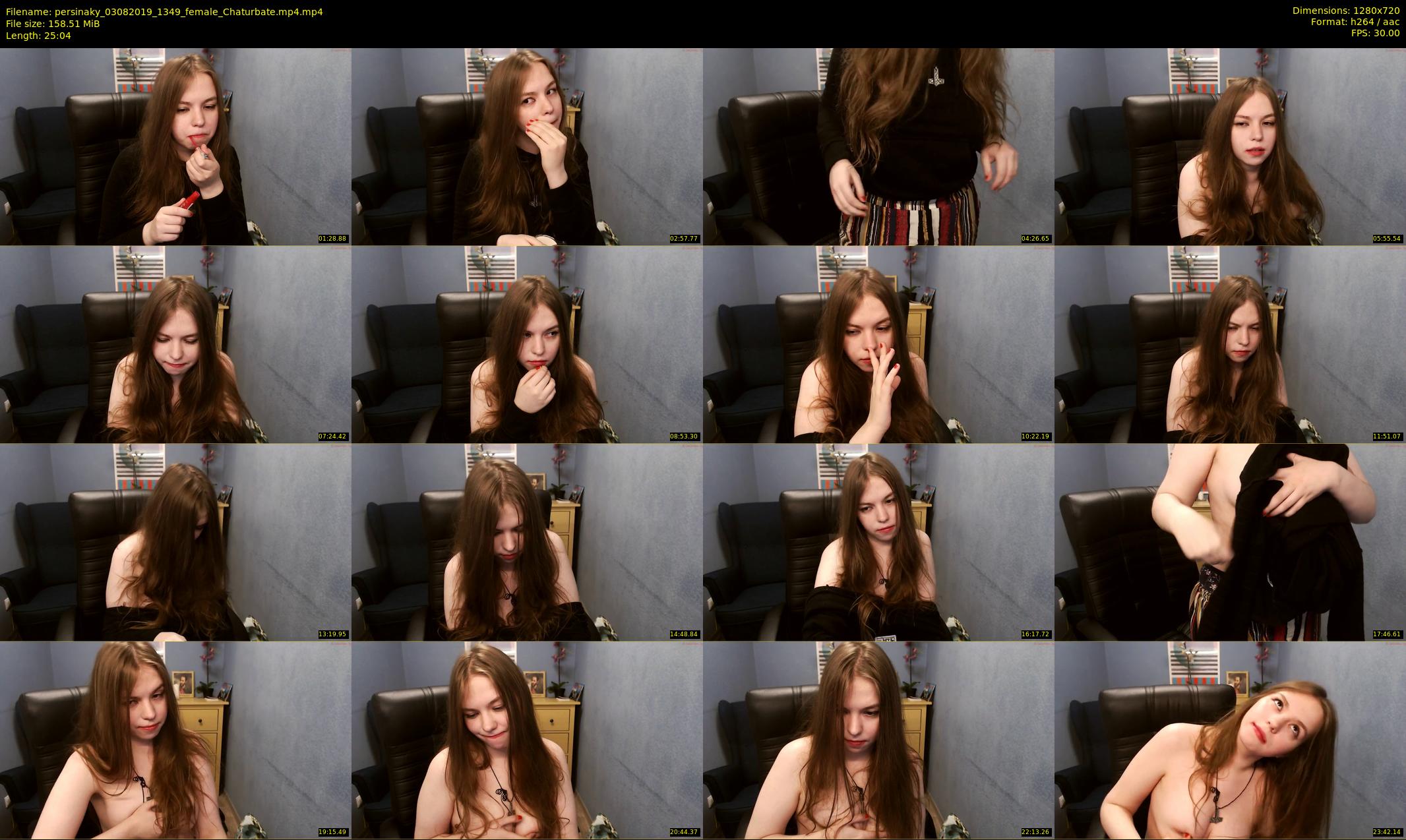 persinaky — 26 minute Chaturbate female cam show recording, 720p, Aug 3, 2019