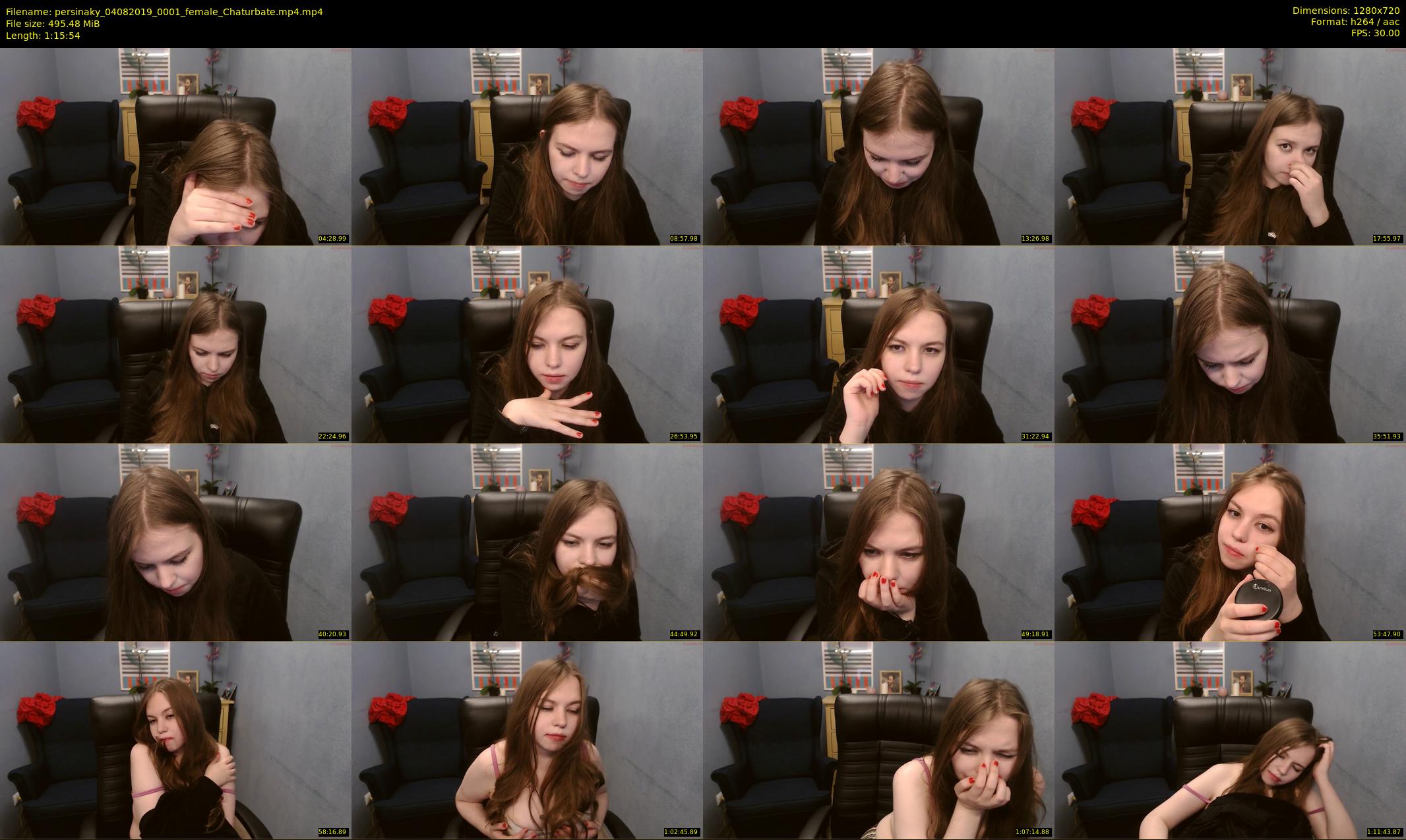 persinaky — 76 minute Chaturbate female cam show recording, 720p, Aug 4, 2019
