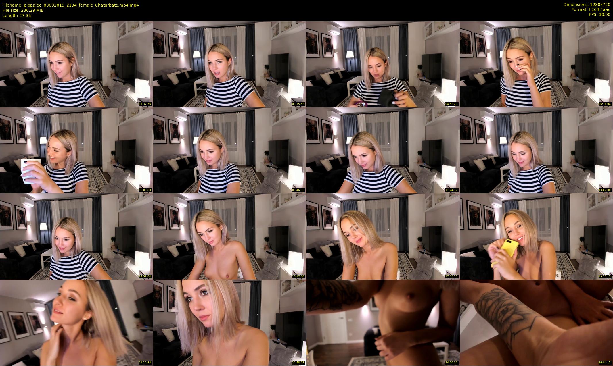 pippalee — 28 minute Chaturbate female cam show recording, 720p, Aug 3, 2019