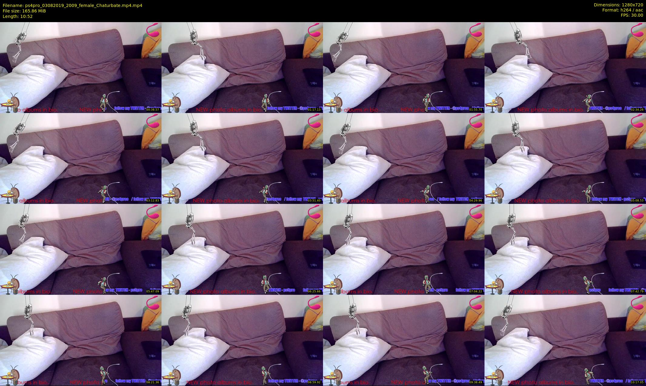 ps4pro — 11 minute Chaturbate female cam show recording, 720p, Aug 3, 2019