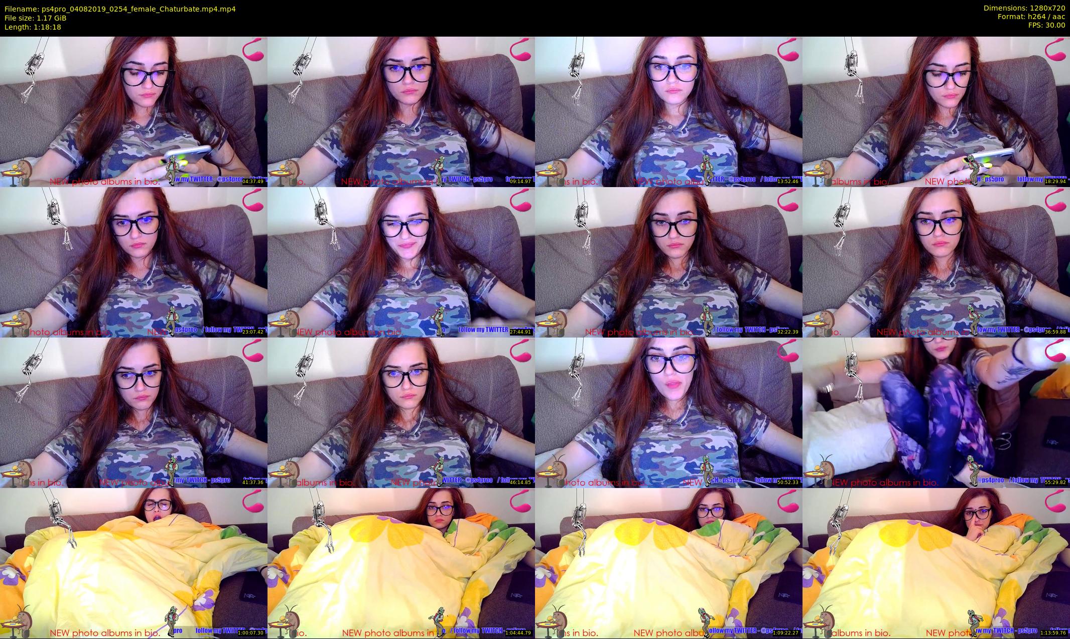 ps4pro — 79 minute Chaturbate female cam show recording, 720p, Aug 4, 2019