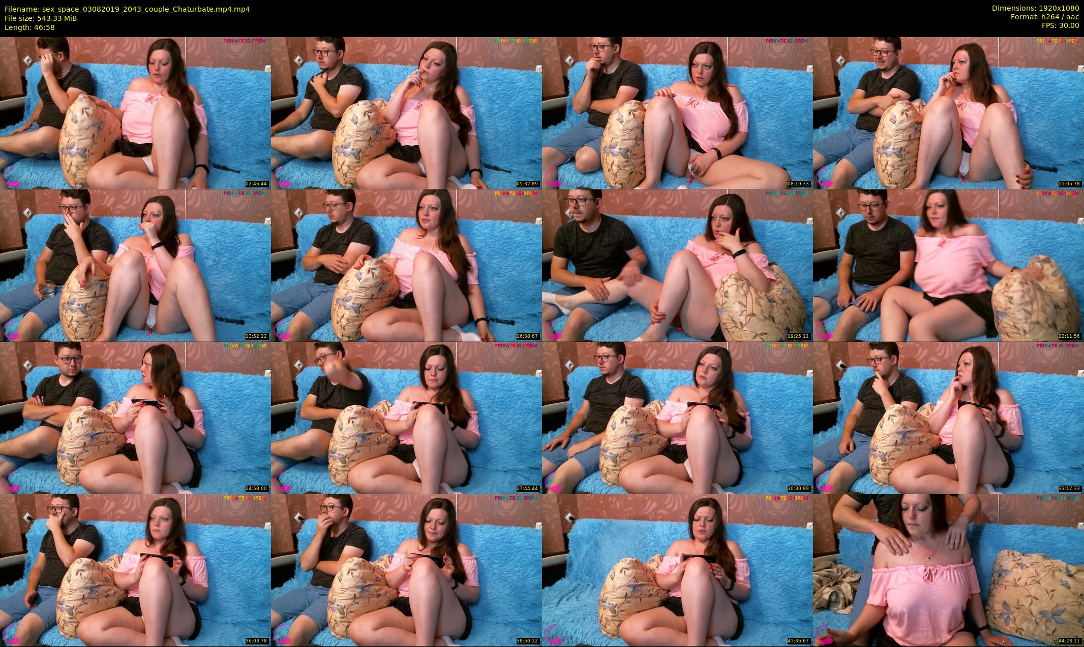 sex_space — 47 minute Chaturbate couple cam show recording, 1080p, Aug 3, 2019