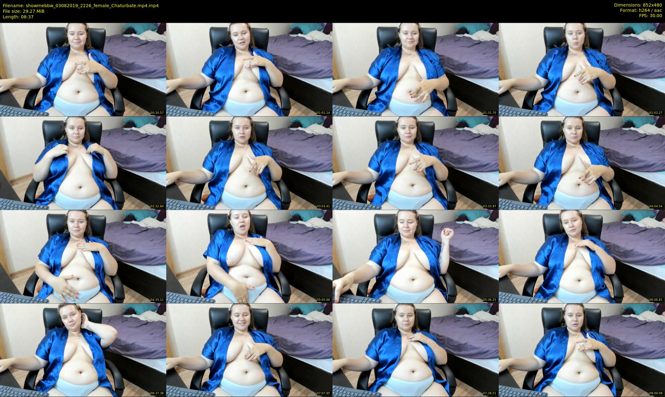 showmebbw — 9 minute Chaturbate female cam show recording, 480p, Aug 3, 2019