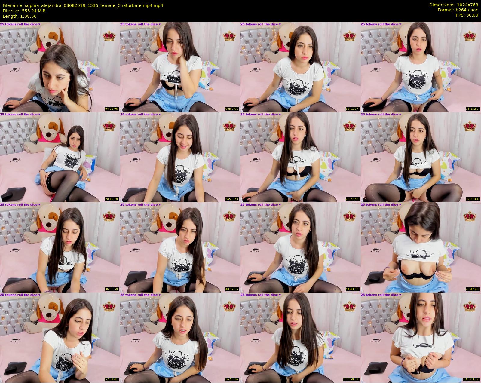 sophia_alejandra — 69 minute Chaturbate female cam show recording, 720p, Aug 3, 2019