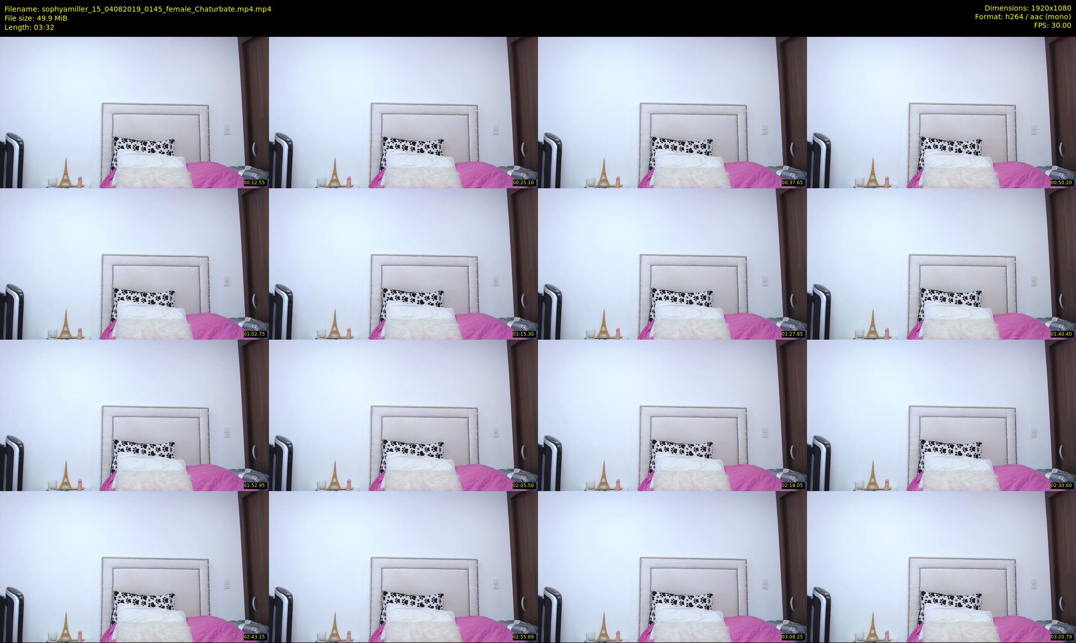 sophyamiller_15 — 4 minute Chaturbate female cam show recording, 1080p, Aug 4, 2019