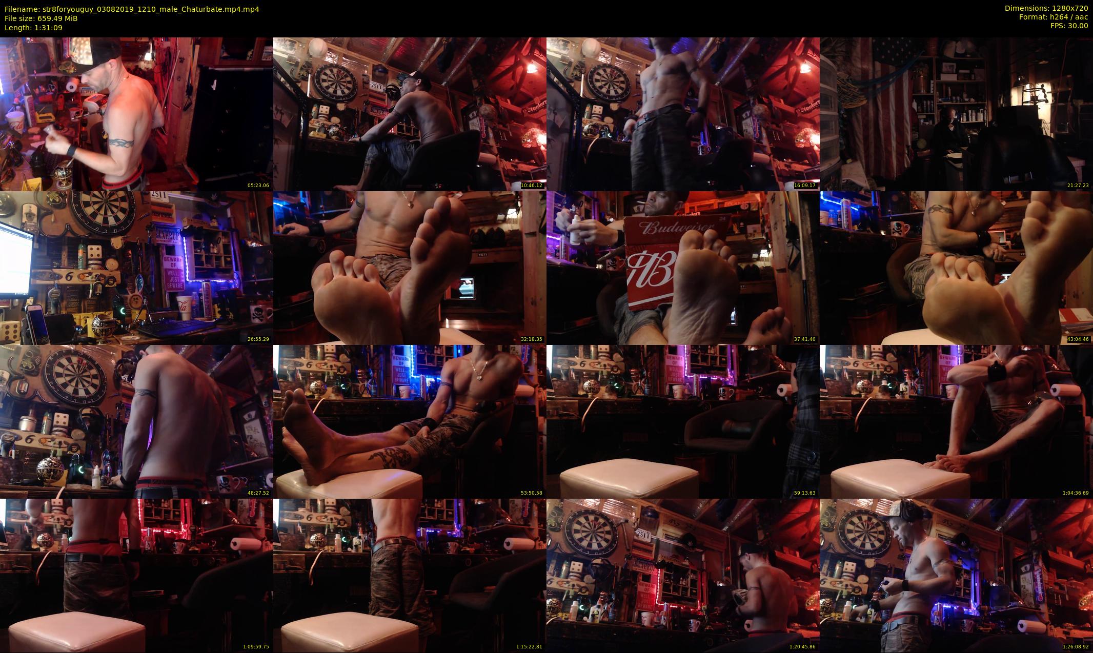 str8foryouguy — 92 minute Chaturbate male cam show recording, 720p, Aug 3, 2019
