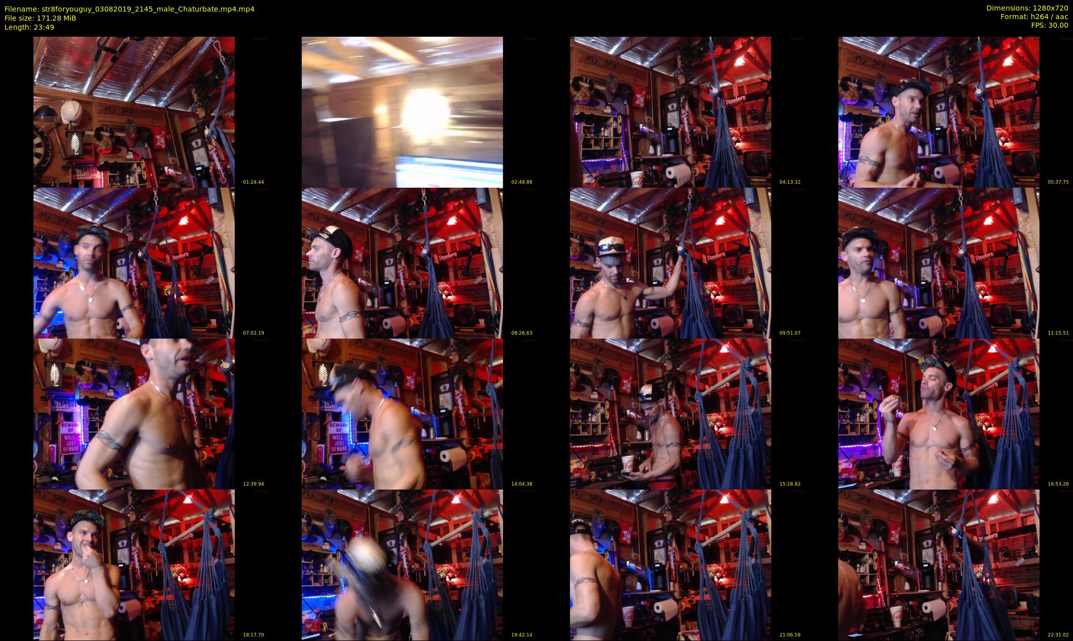 str8foryouguy — 24 minute Chaturbate male cam show recording, 720p, Aug 3, 2019