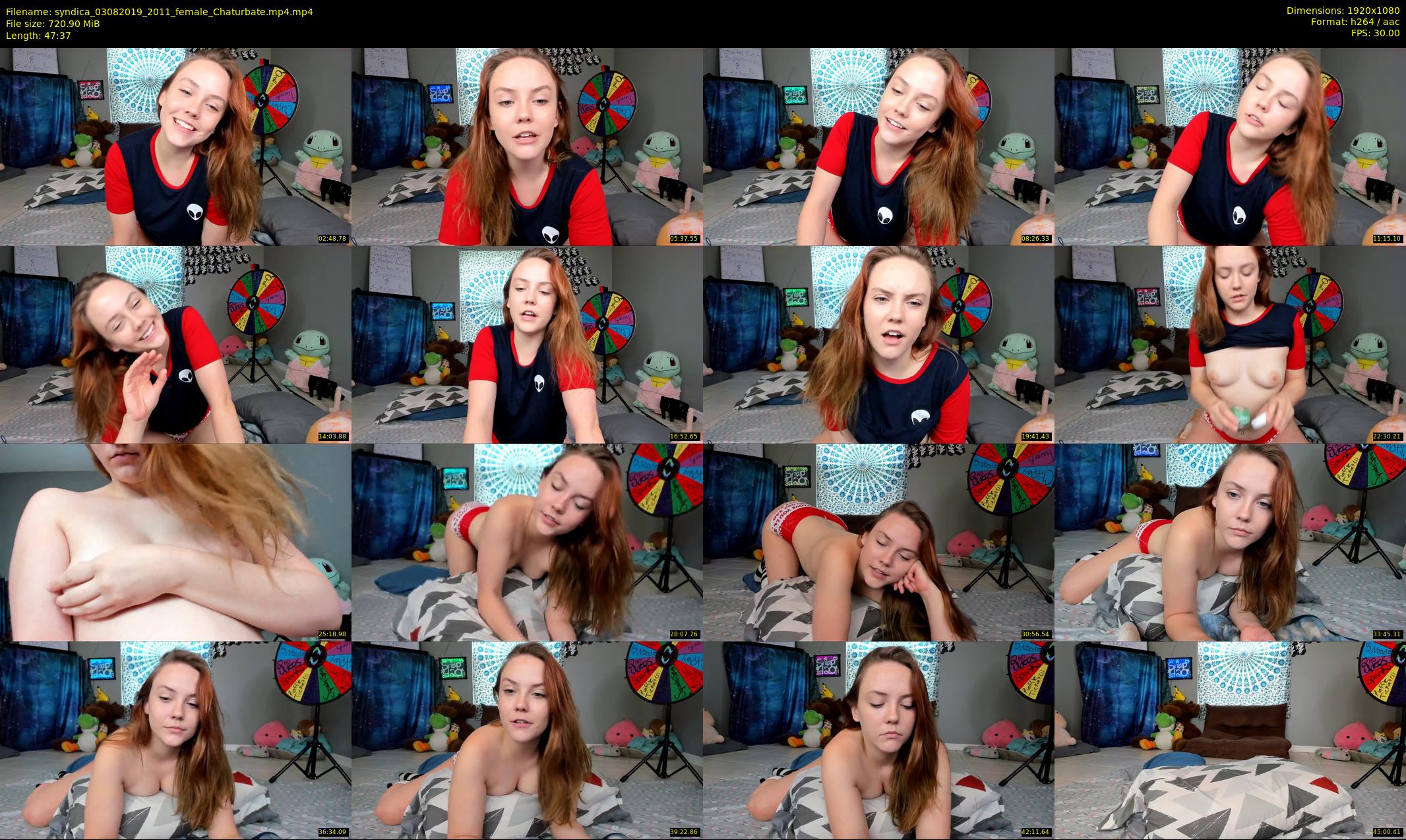 syndica — 48 minute Chaturbate female cam show recording, 1080p, Aug 3, 2019