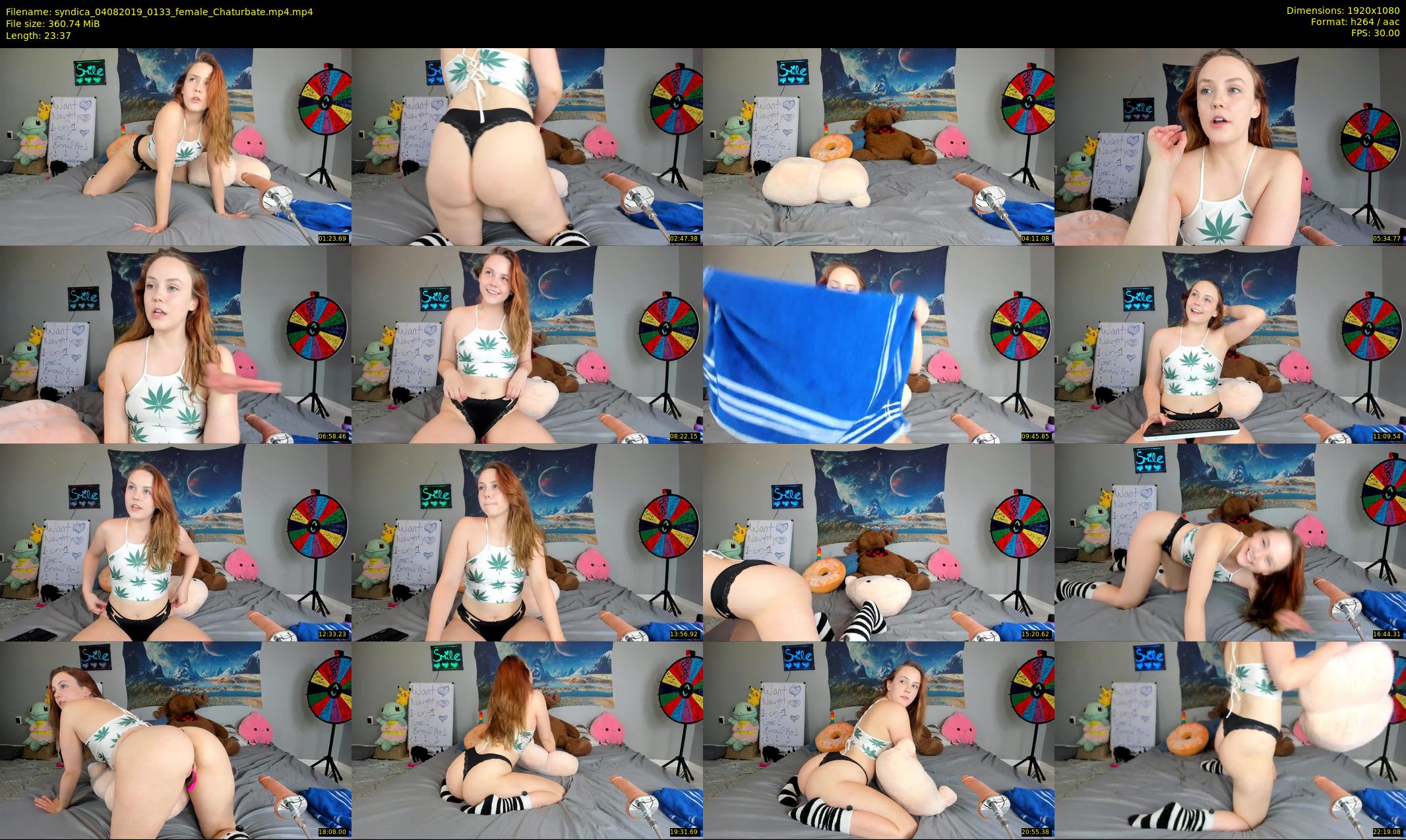 syndica — 24 minute Chaturbate female cam show recording, 1080p, Aug 4, 2019
