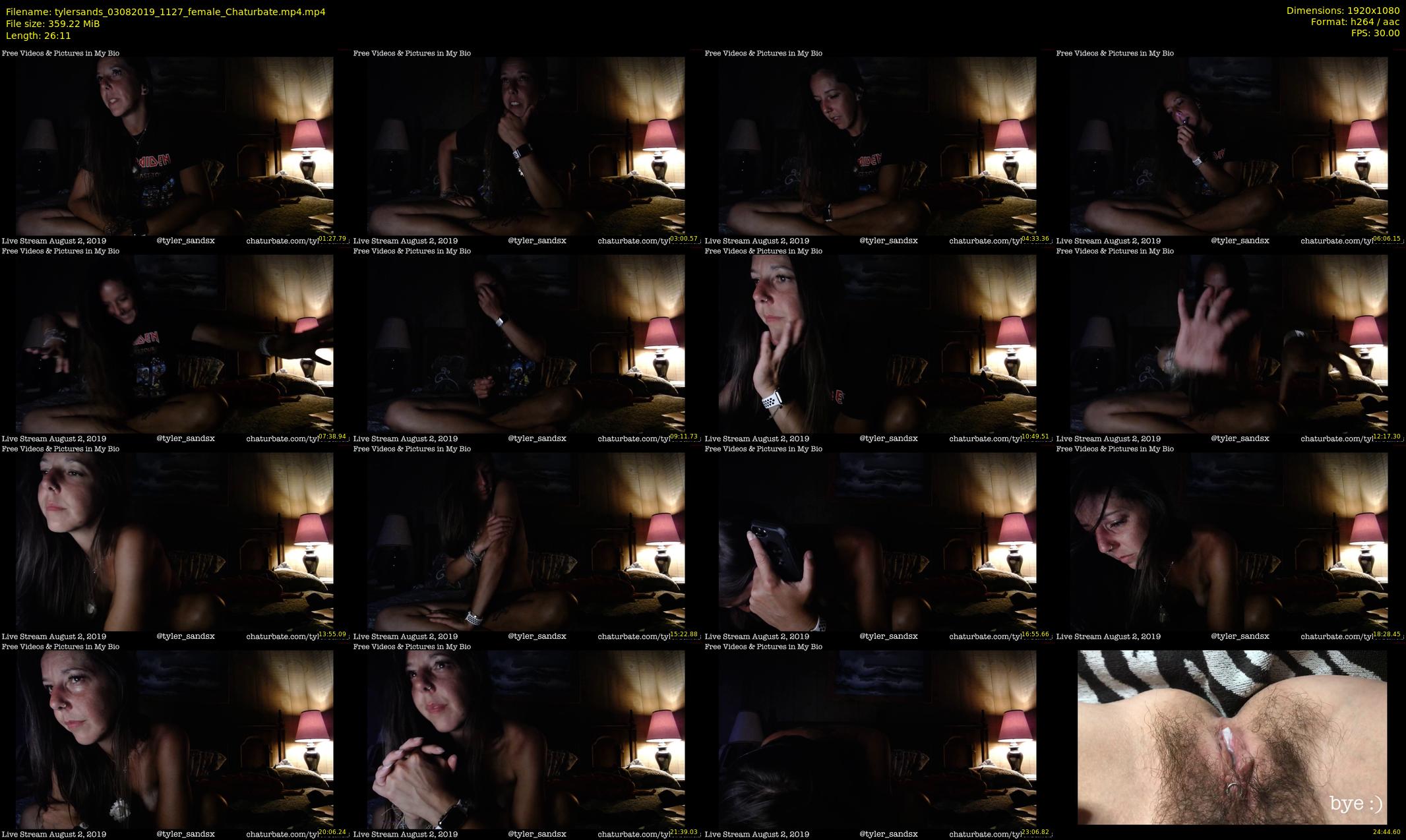 tylersands — 27 minute Chaturbate female cam show recording, 1080p, Aug 3, 2019