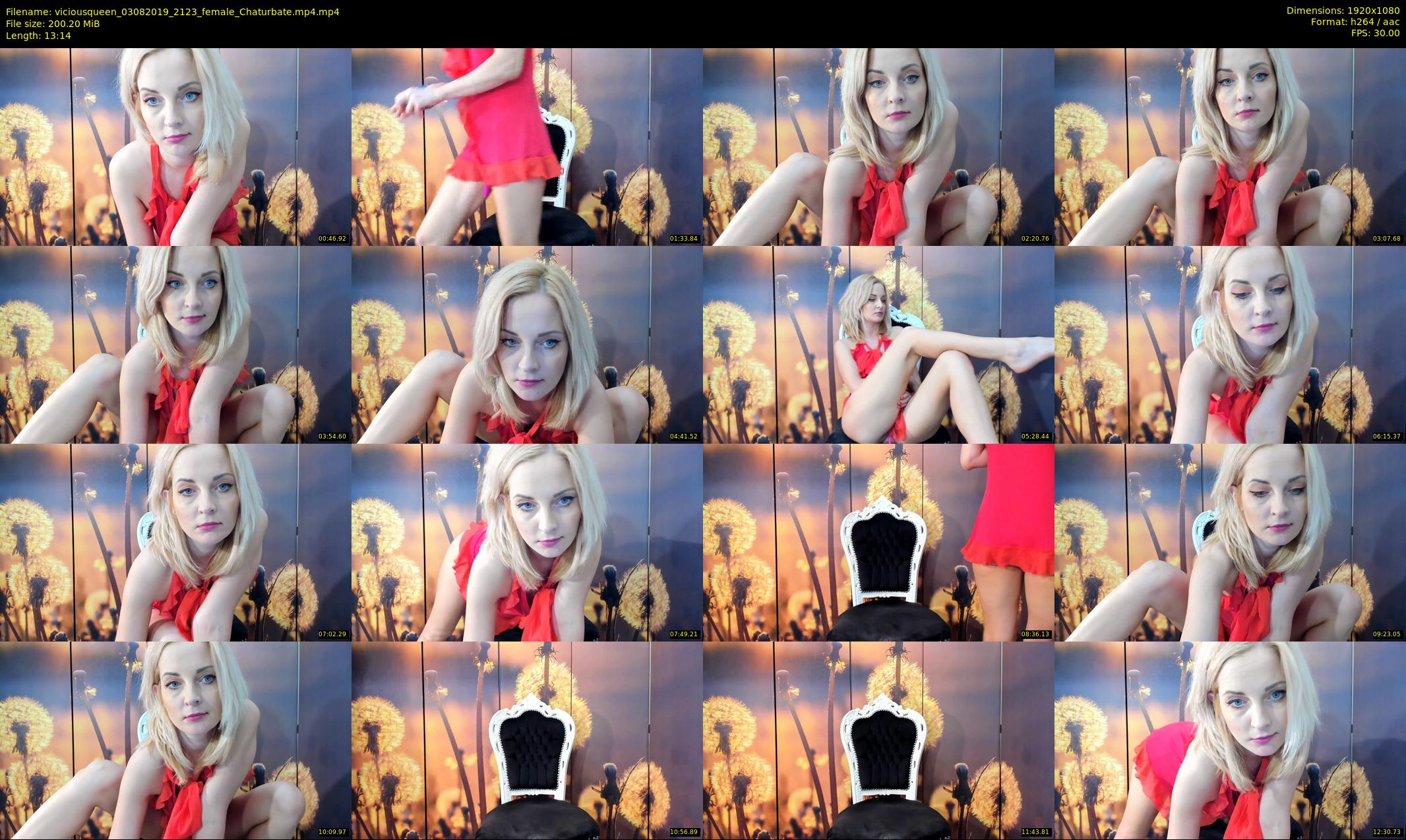 viciousqueen — 14 minute Chaturbate female cam show recording, 1080p, Aug 3, 2019