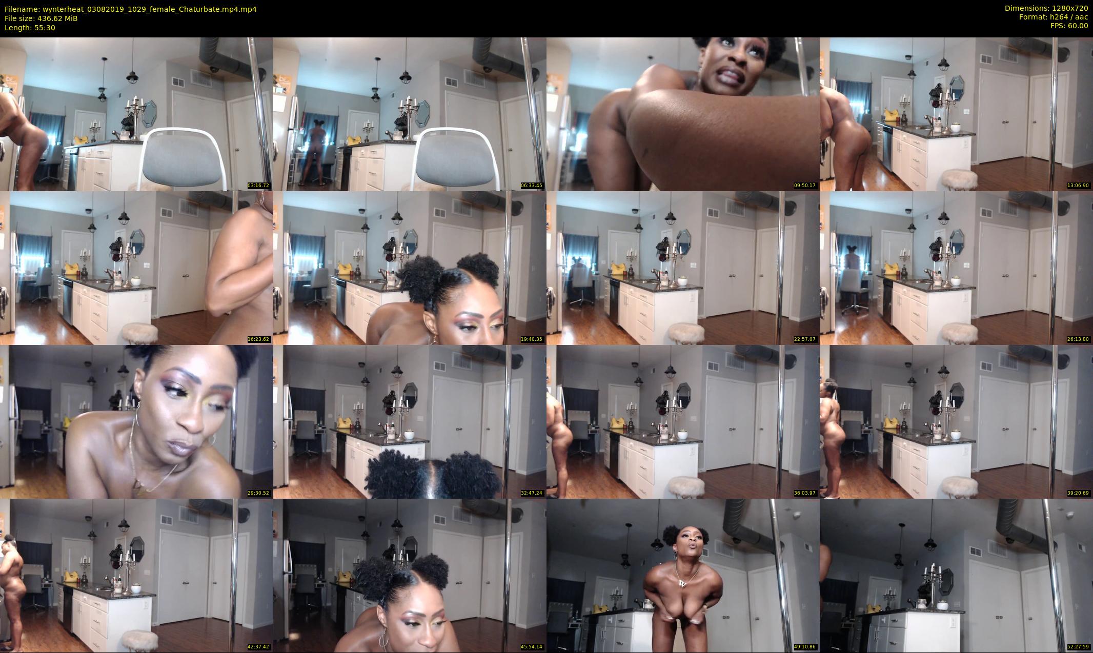 wynterheat — 56 minute Chaturbate female cam show recording, 720p, Aug 3, 2019