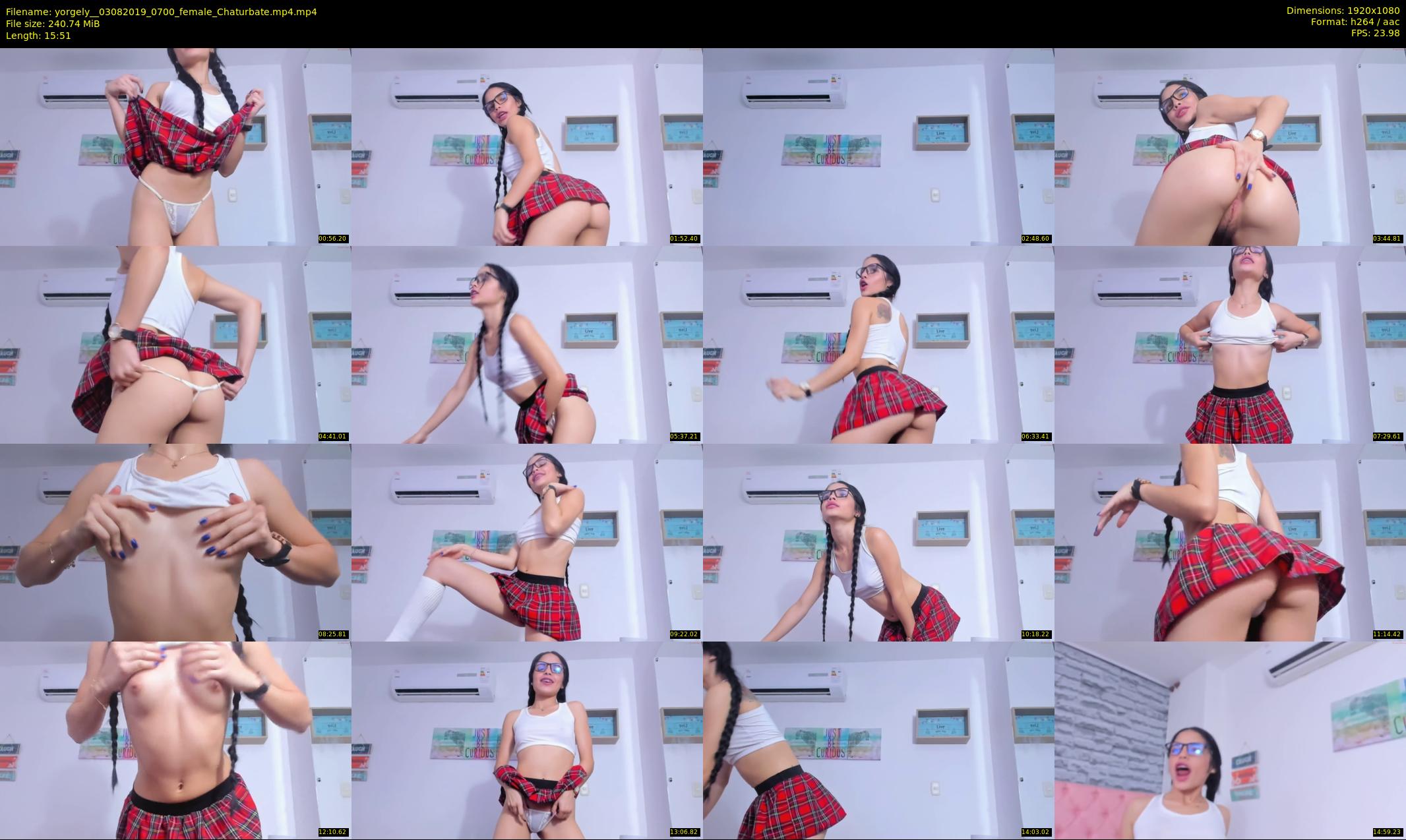yorgely_ — 16 minute Chaturbate female cam show recording, 1080p, Aug 3, 2019