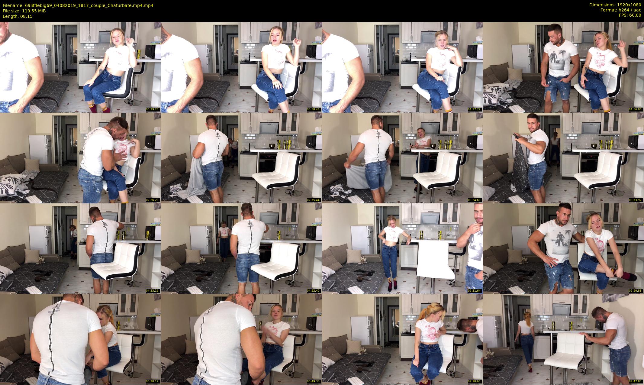 69littlebig69 — 9 minute Chaturbate couple cam show recording, 1080p, Aug 4, 2019