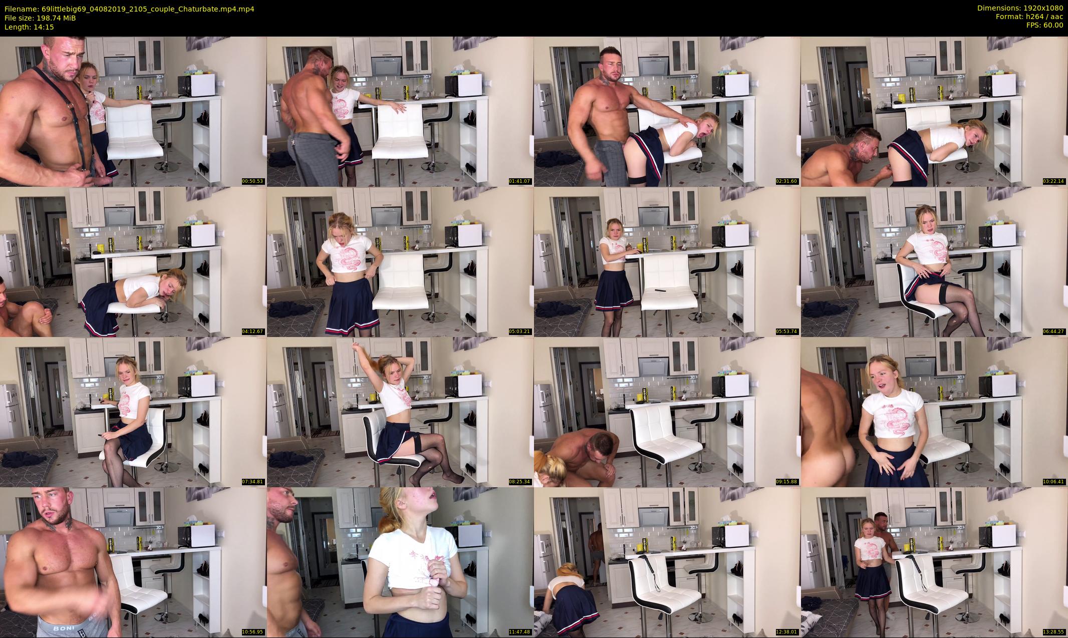 69littlebig69 — 15 minute Chaturbate couple cam show recording, 1080p, Aug 4, 2019