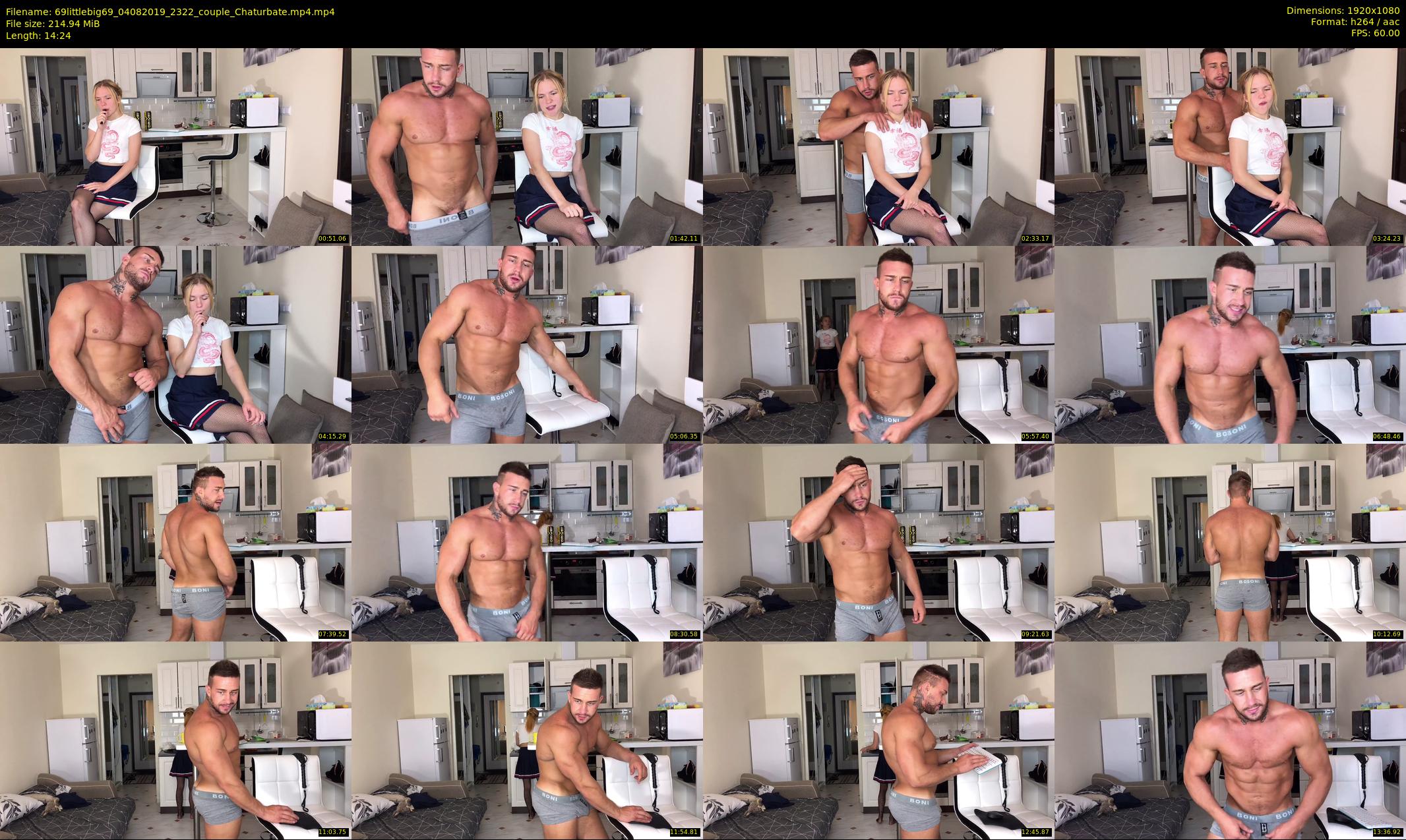 69littlebig69 — 15 minute Chaturbate couple cam show recording, 1080p, Aug 4, 2019