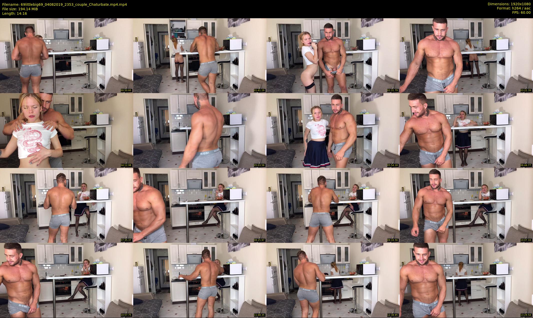 69littlebig69 — 15 minute Chaturbate couple cam show recording, 1080p, Aug 4, 2019